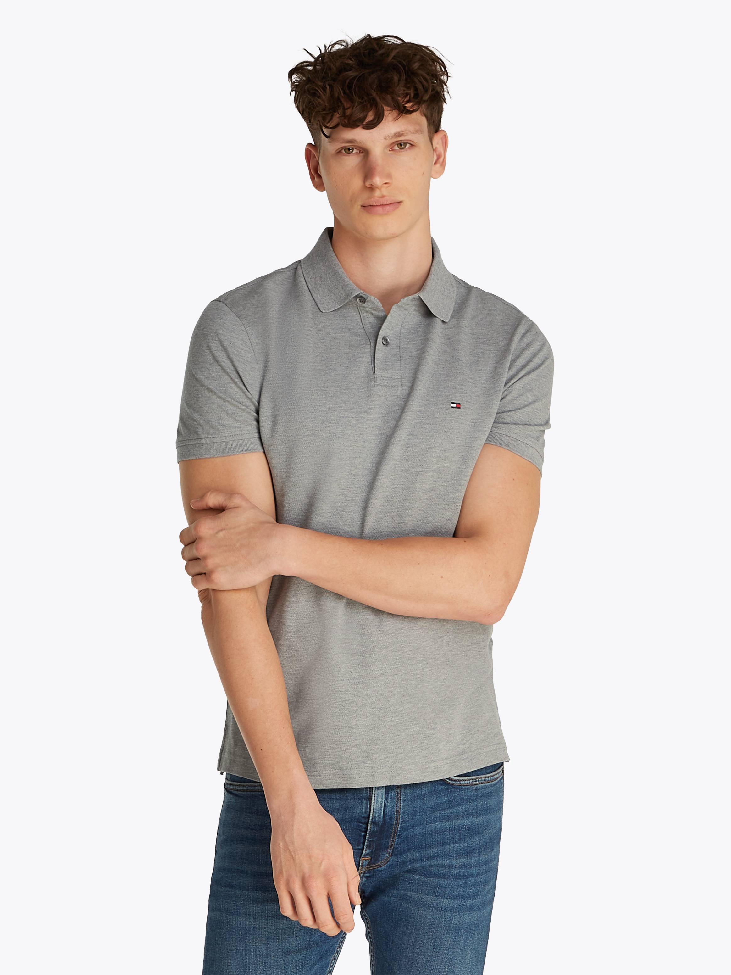 Tommy Hilfiger Poloshirt »1985 REGULAR POLO«, mit Tommy Hilfiger Kontraststreifen innen am Kragen