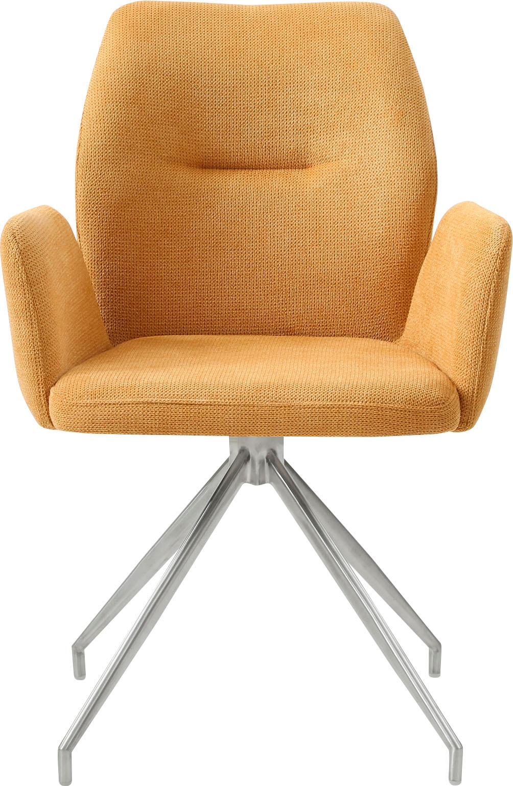 SalesFever Armlehnstuhl, 1 St., Strukturstoff, 180° Drehfunktion, Gestell  aus rostfreiem Edelstahl online kaufen | Jelmoli-Versand | Stühle