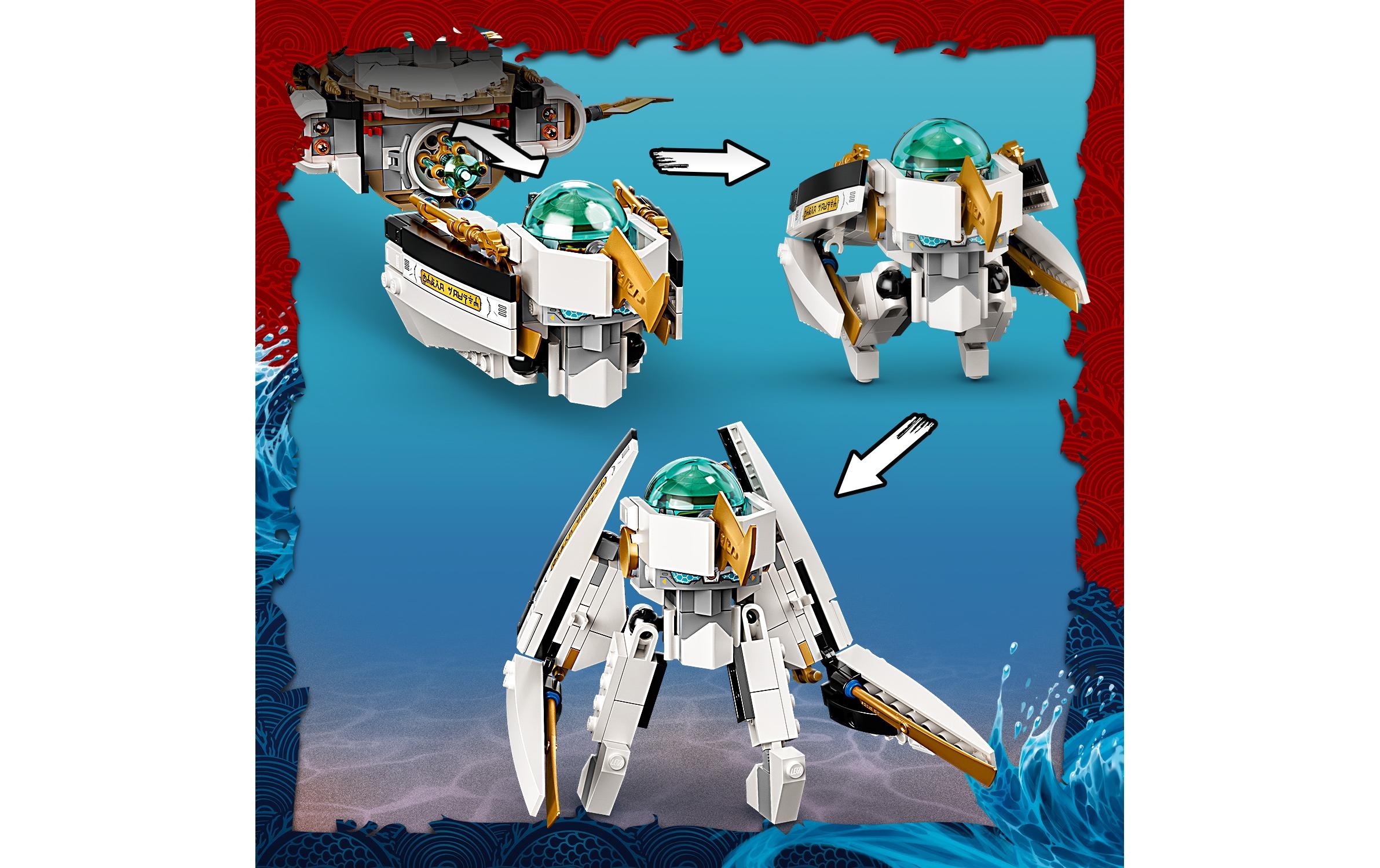 LEGO® Konstruktionsspielsteine »Wassersegler 71756«