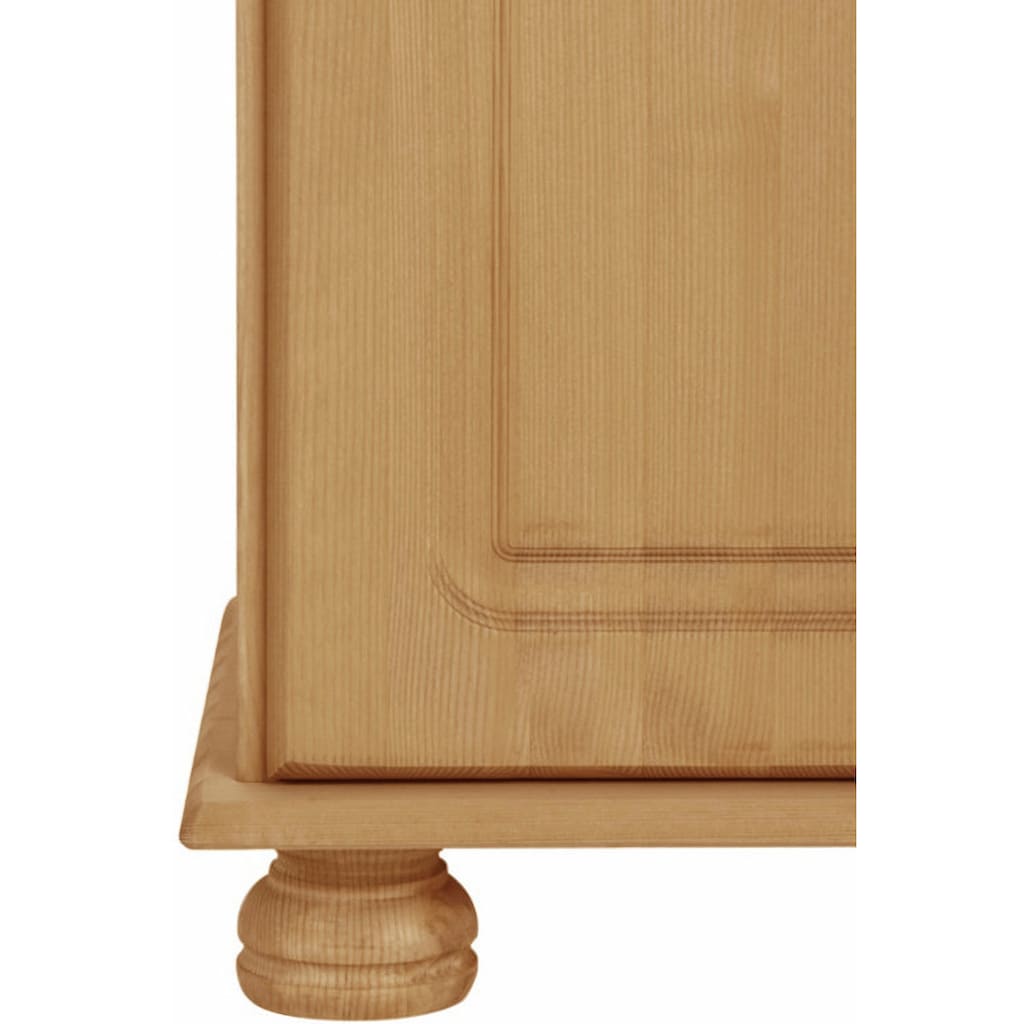 Home affaire Sideboard »Mette«, mit gefrästen, kugelförmigen Füssen, Breite 120 cm