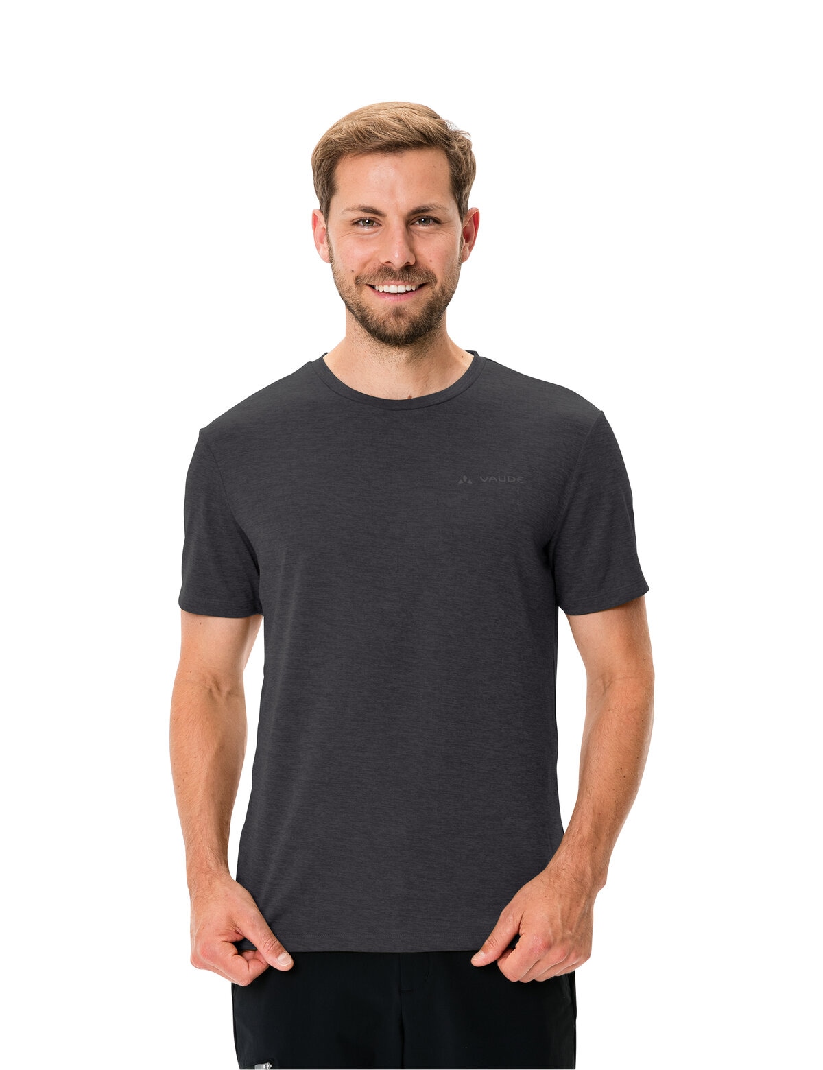 VAUDE Funktionsshirt »MEN'S ESSENTIAL T-SHIRT« 1 Stk. Basic-Passform, Rundhalsausschnitt, schnelltrocknendes Polyester