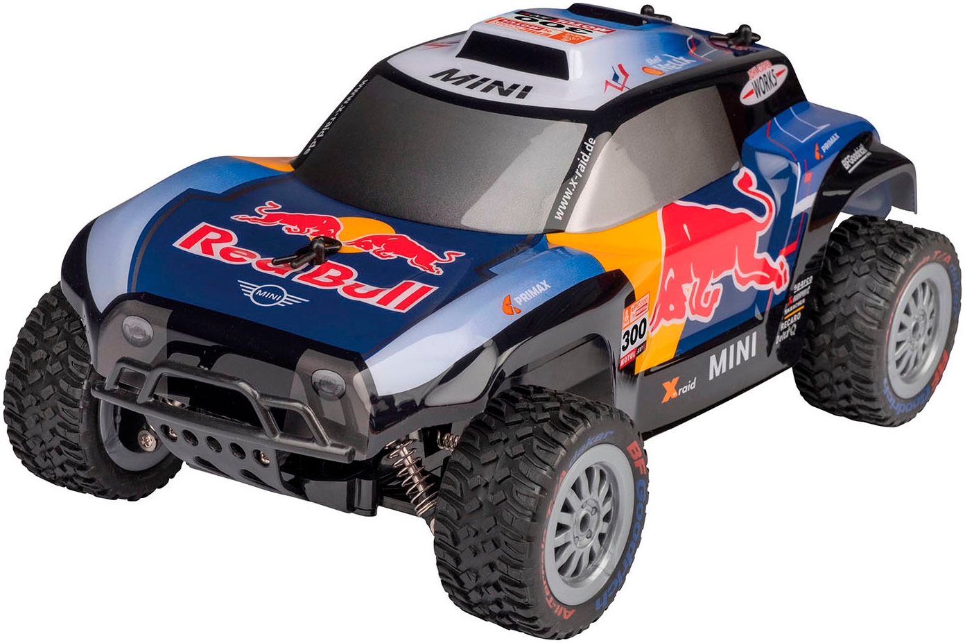 Happy People RC-Buggy "Mini Cooper JCW X-Raid Red Bull" mit Fernbedienung