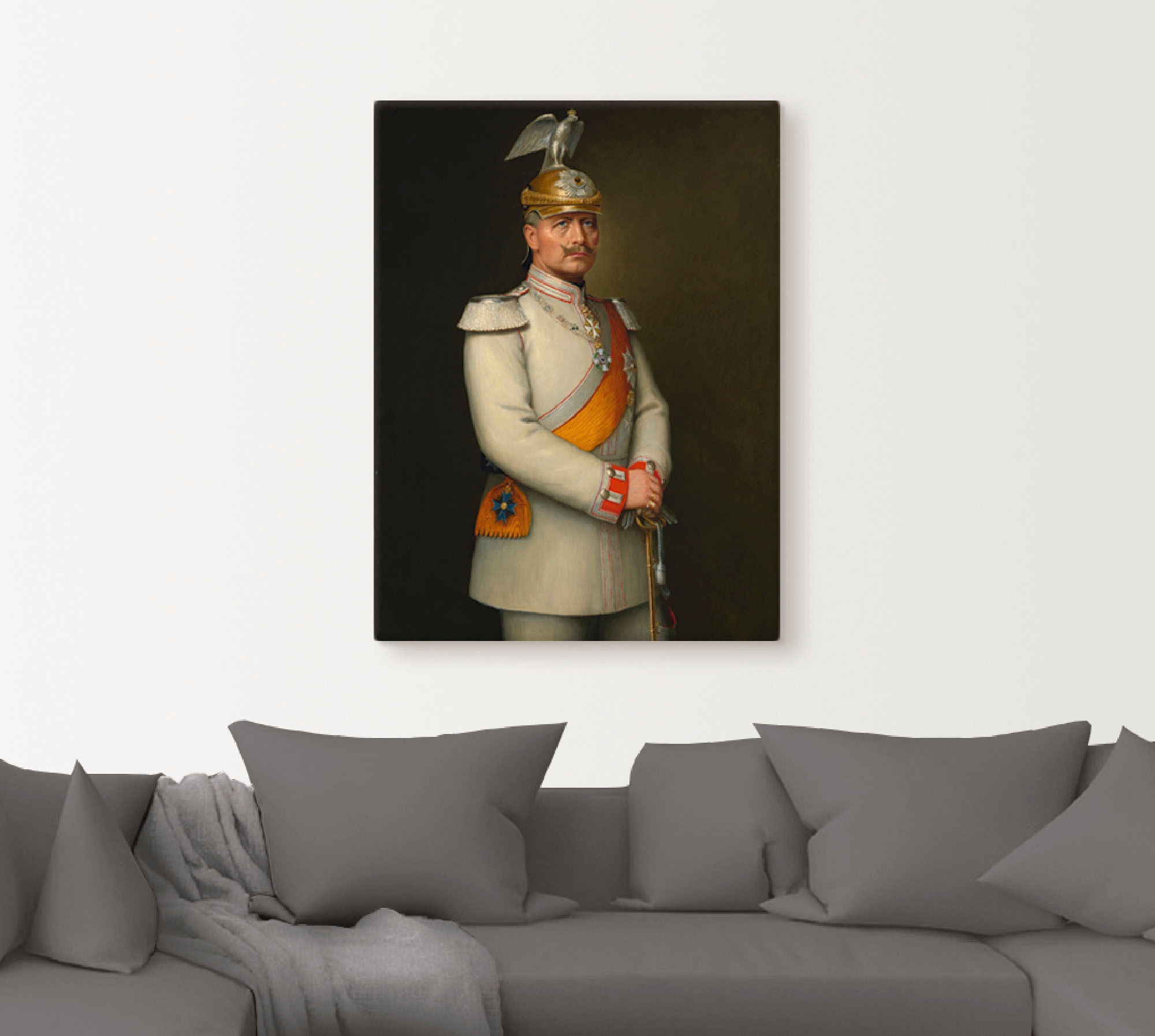 Artland Wandbild »Bildnis Kaiser Wilhelm II.«, Menschen, (1 St.), als Leinwandbild, Wandaufkleber in verschied. Grössen