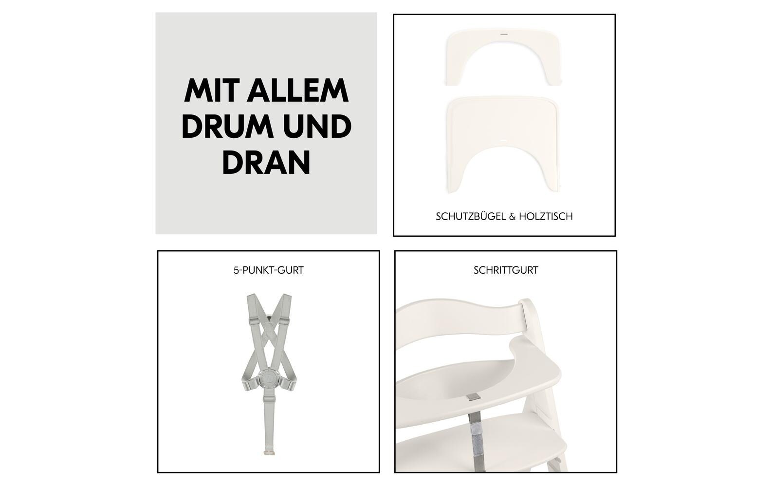 Hauck Hochstuhl »Beta+ White«