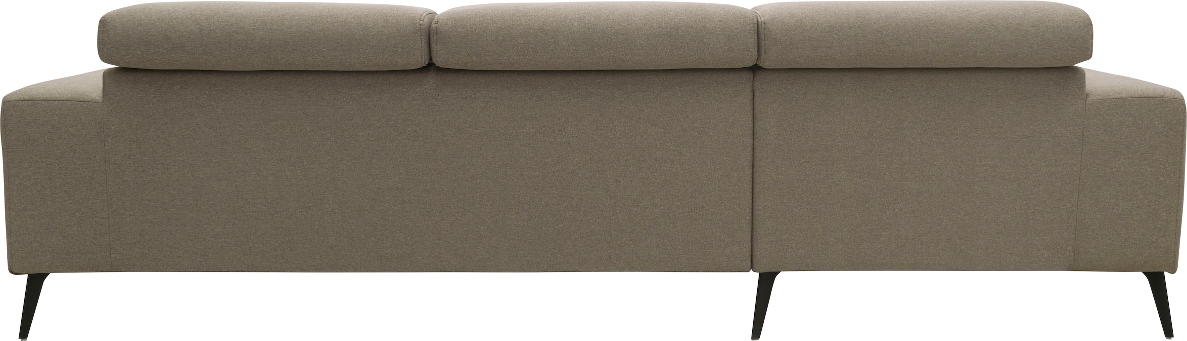 DOMO collection Ecksofa »Trento L-Form«, wahlweise mit Kopfteilverstellung, Recamiere links/rechts bestellbar