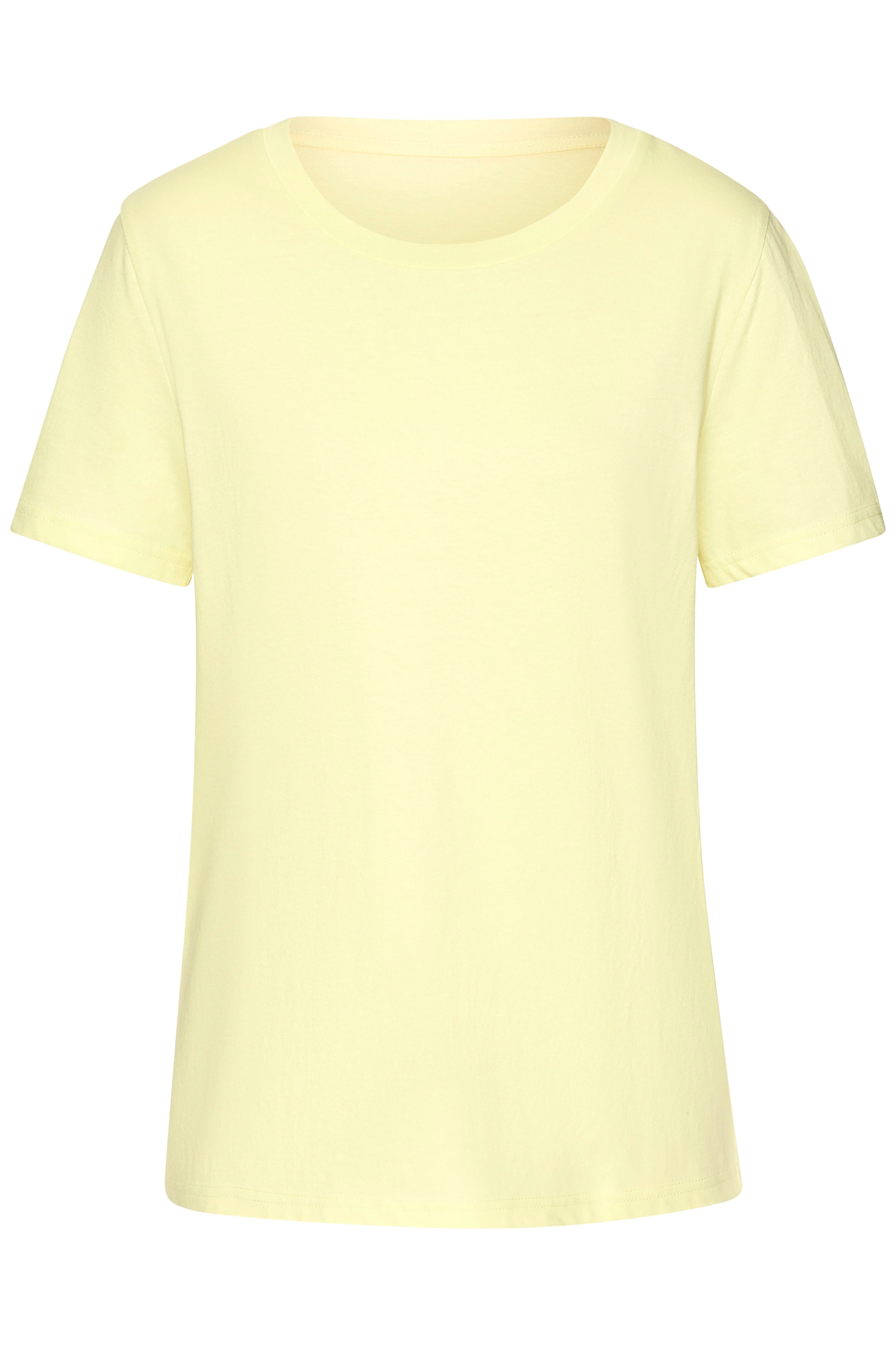 Beachtime T-Shirt »mit modischem Schlitz am Saum«, aus hochwertiger Baumwoll-Qualität