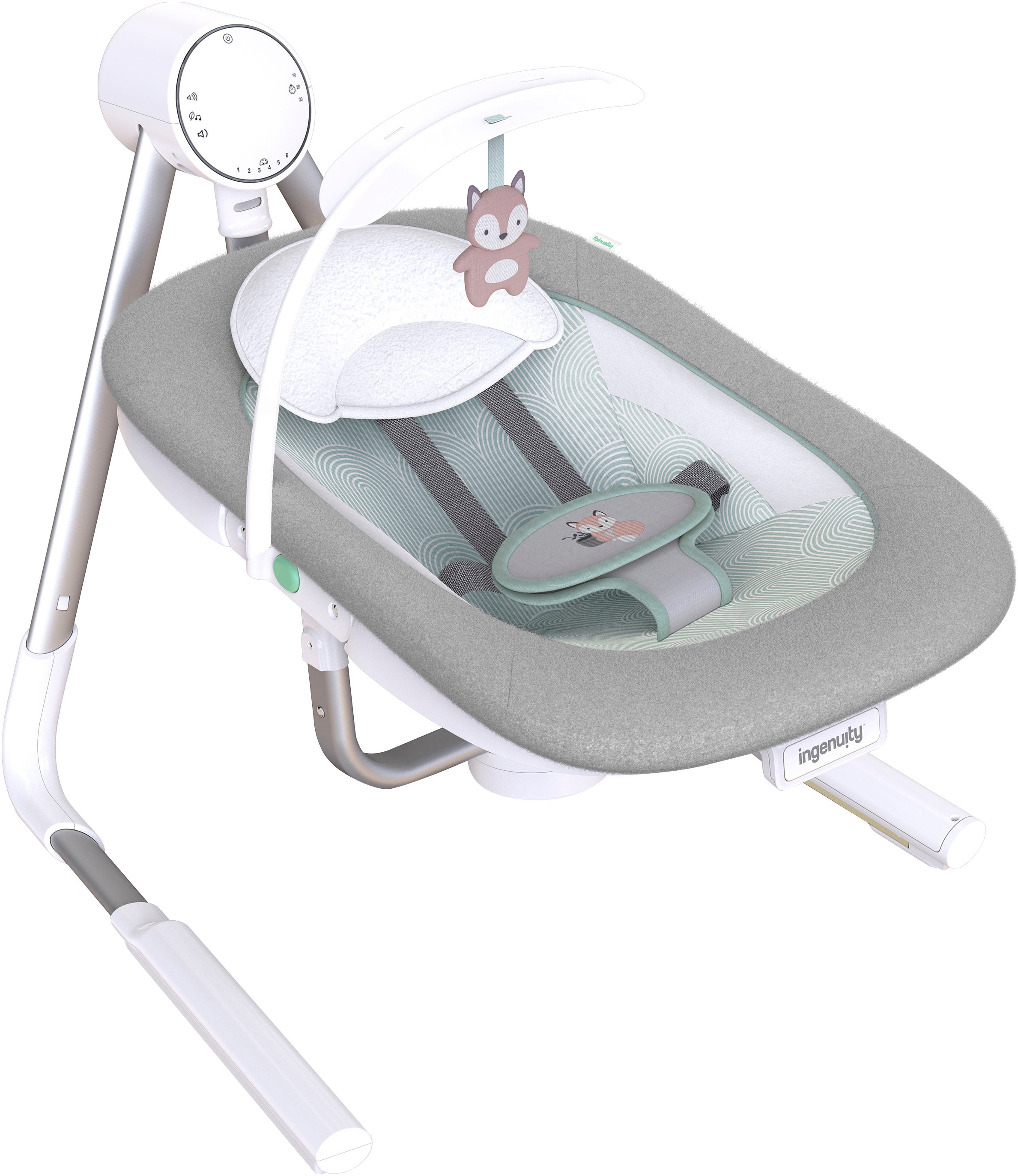ingenuity Babywippe »AnyWay Sway Dual-Direction Portable Swing – Ray« bis 9 kg mit Sound-Effekt