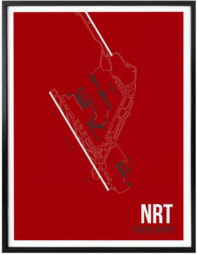 Wall-Art Poster »Wandbild NRT Grundriss online Jelmoli-Versand Tokyo«, Bilderrahmen bestellen Poster St.), 1 | (Set, ohne Grundriss