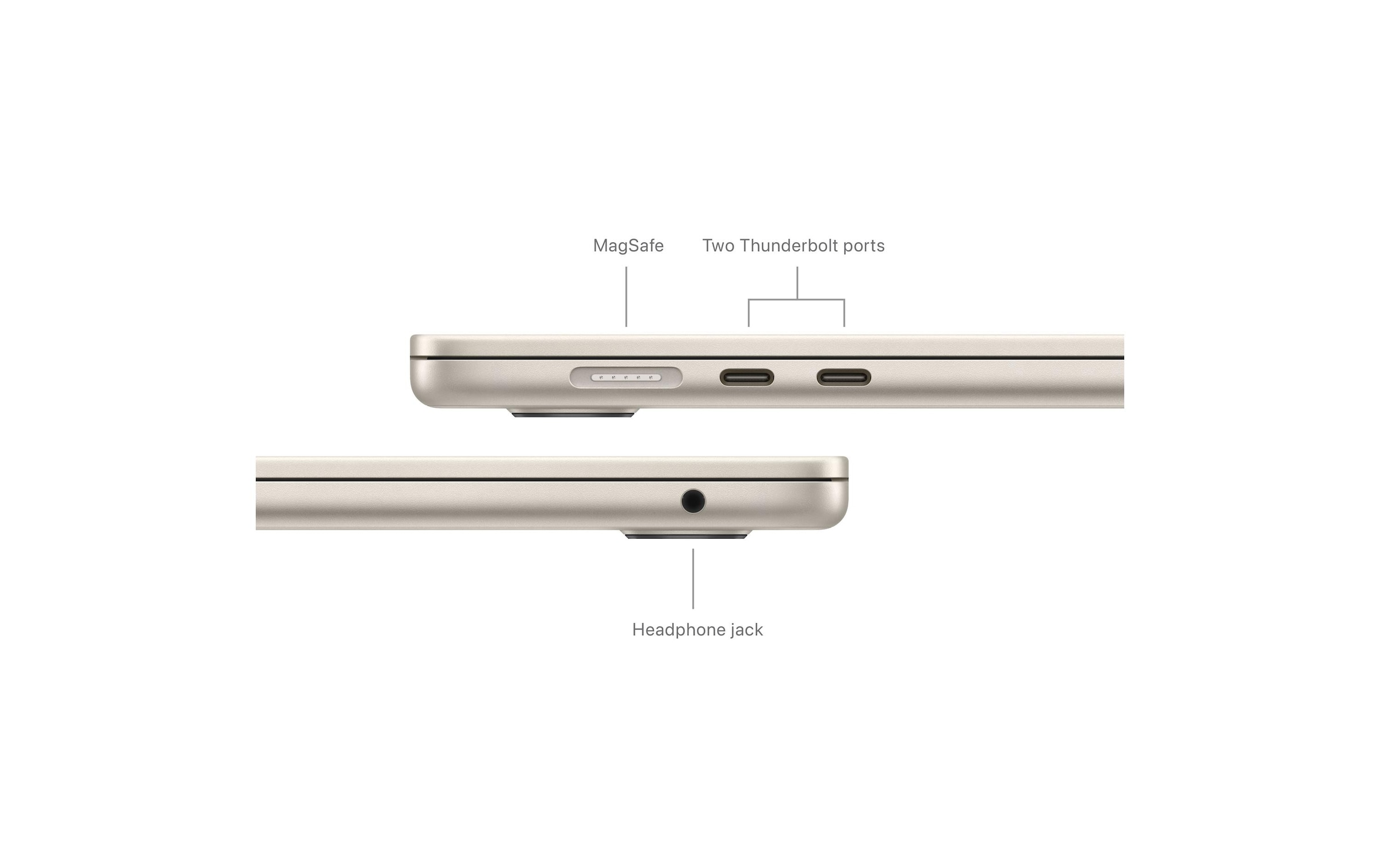 Apple MacBook Air 15 Zoll (2024), M3 Chip, 8C CPU, 10C GPU, 35W Power Adapter