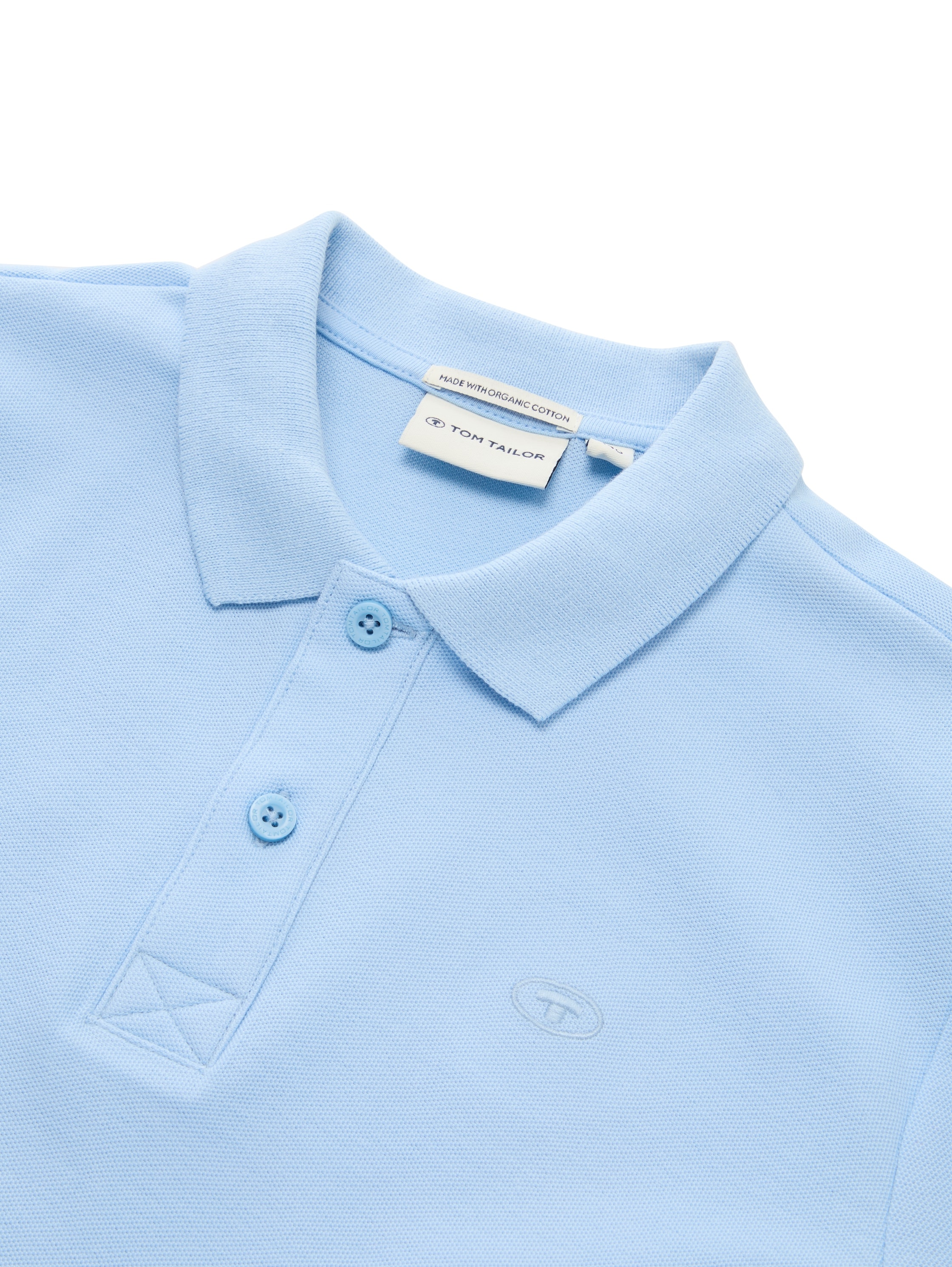 TOM TAILOR Poloshirt, mit Bio-Baumwolle