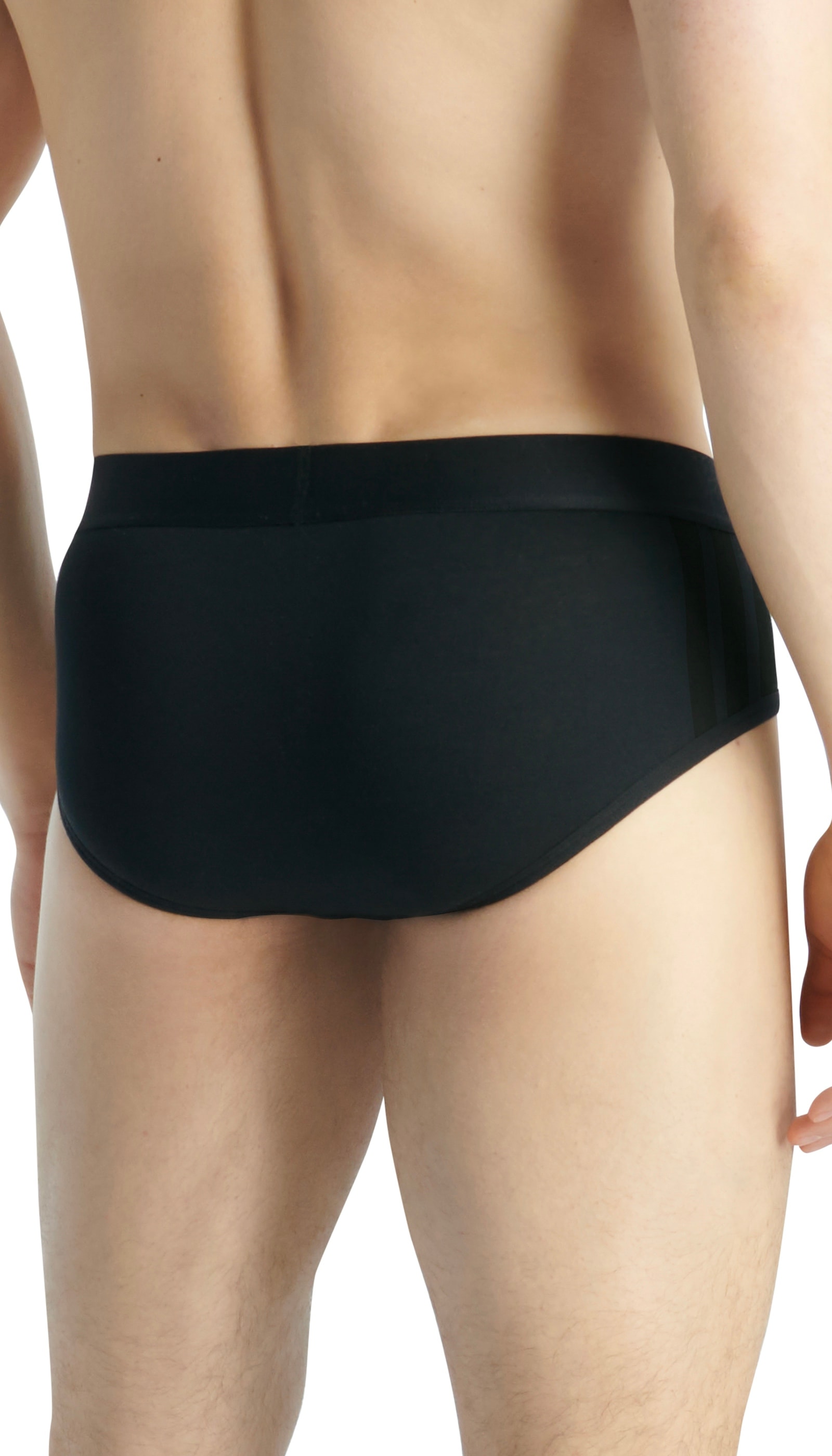 adidas Sportswear Hüftslip »"Active Flex Cotton 3 Stripes"«, (2er Pack), elastischer Logo-Bund, ohne Eingriff, sportliches Design