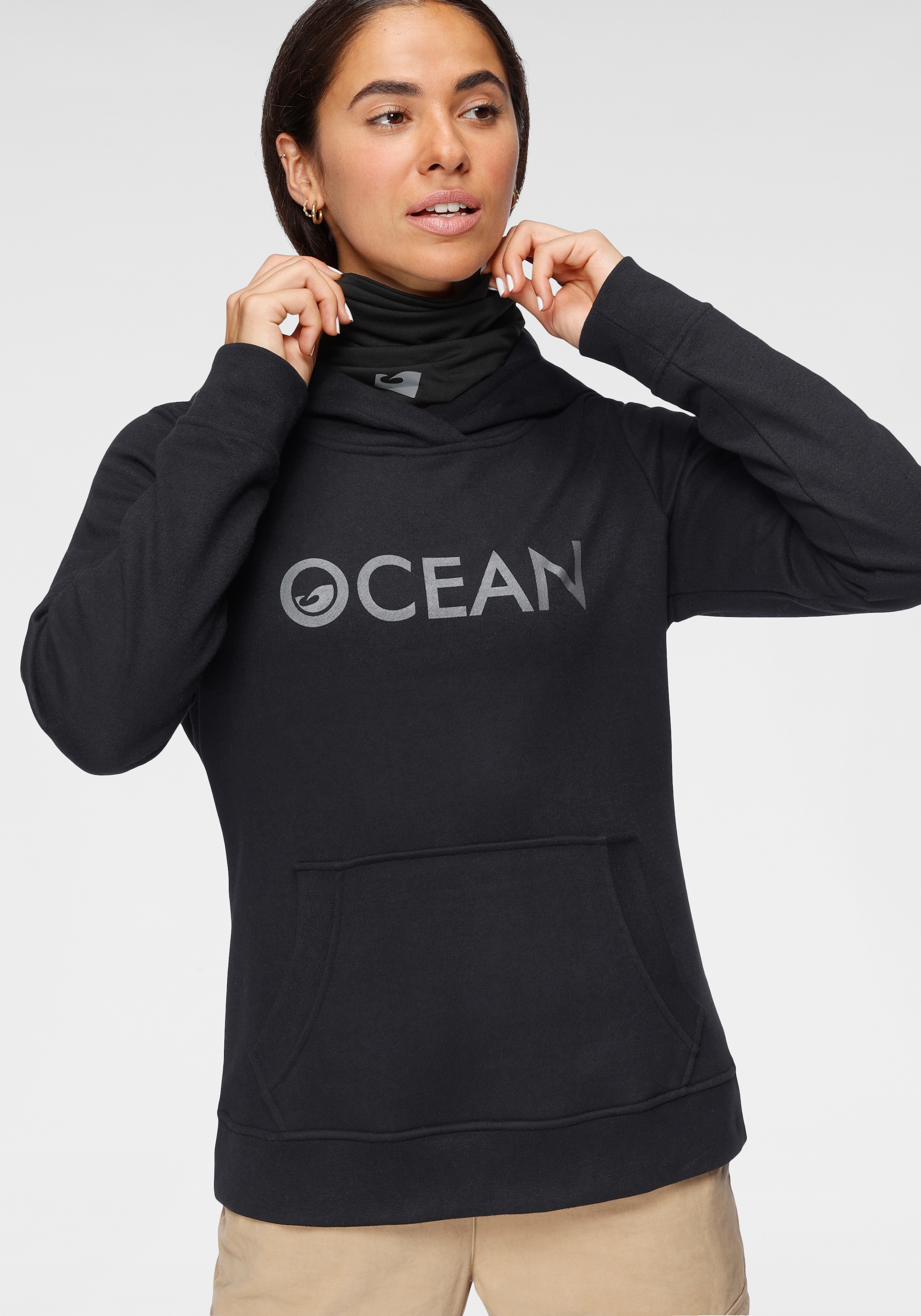 Ocean Sportswear Kapuzensweatshirt »mit Multifunktionaler Tube Schal«, (Set, 2 tlg.)