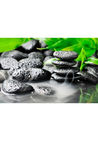 Fototapete »Zen Basalt Stones«
