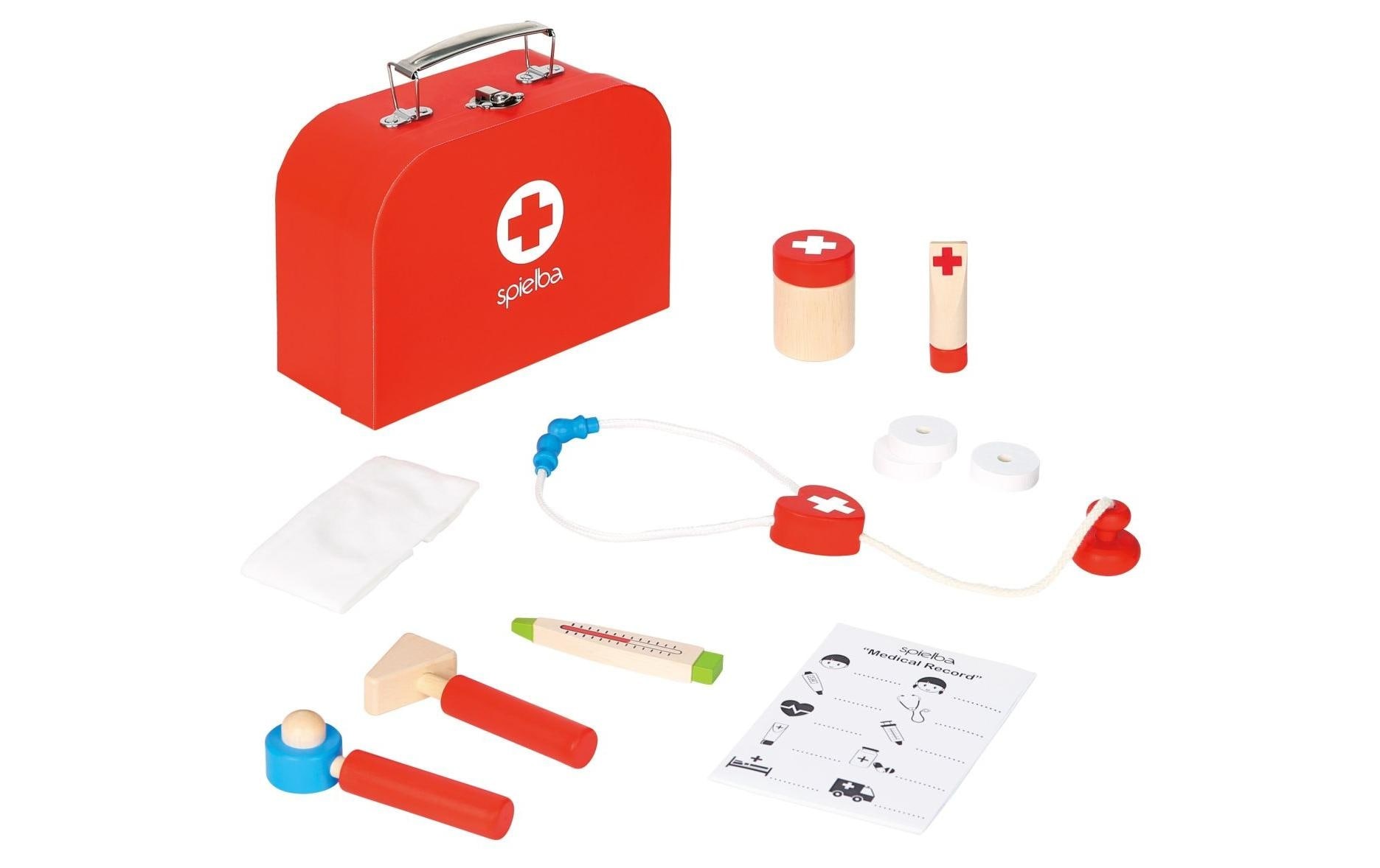 Spielba Spielzeug-Arztkoffer »Arztkoffer mit Instrumenten«
