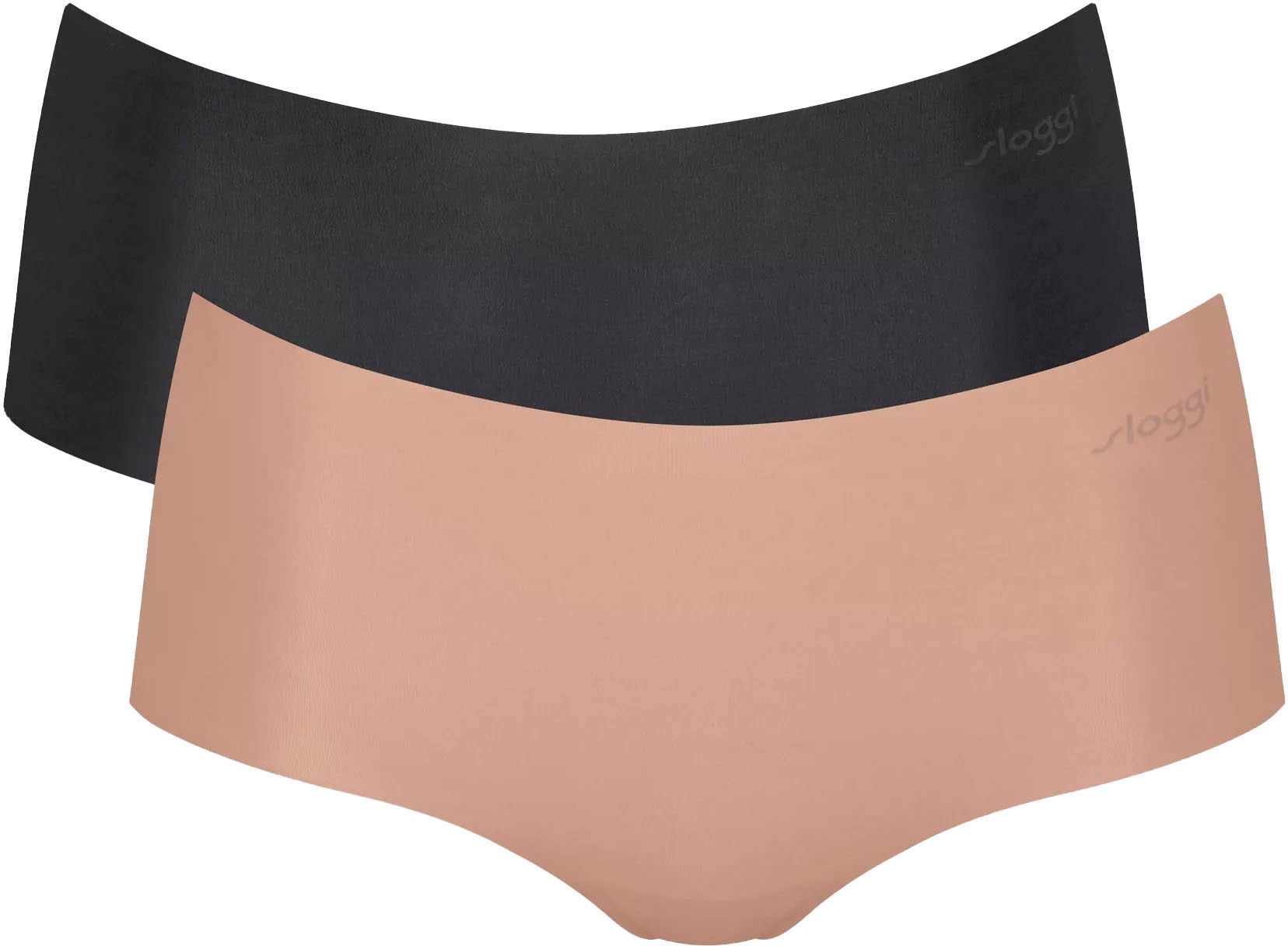 sloggi Panty »ZERO Microfibre 2.0 Short C2P«, (2 St., 2er Pack), nahtlos und unsichtbar