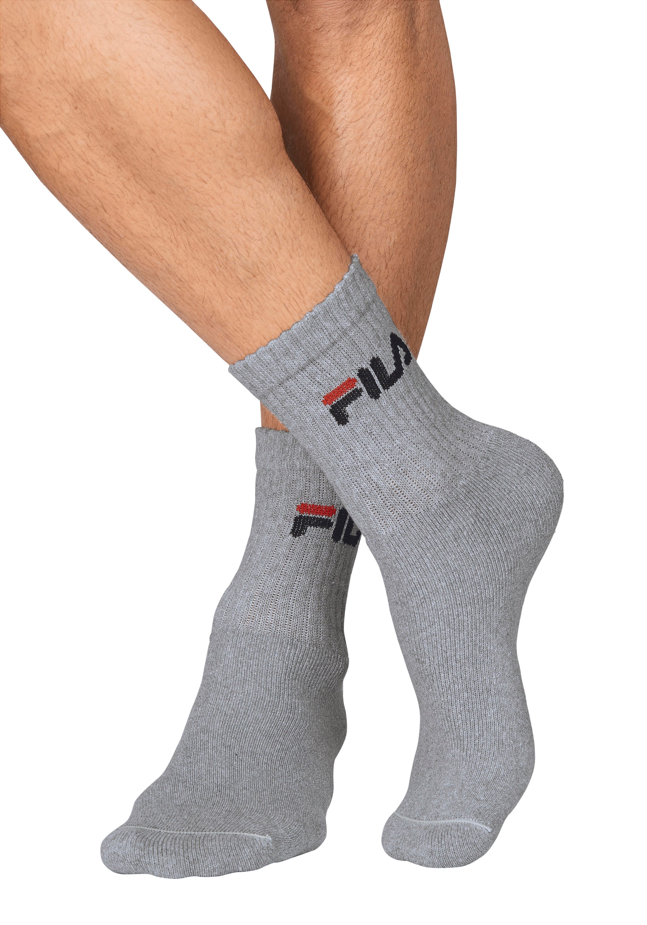 Fila Tennissocken, (6 Paar), mit eingestricktem Logo