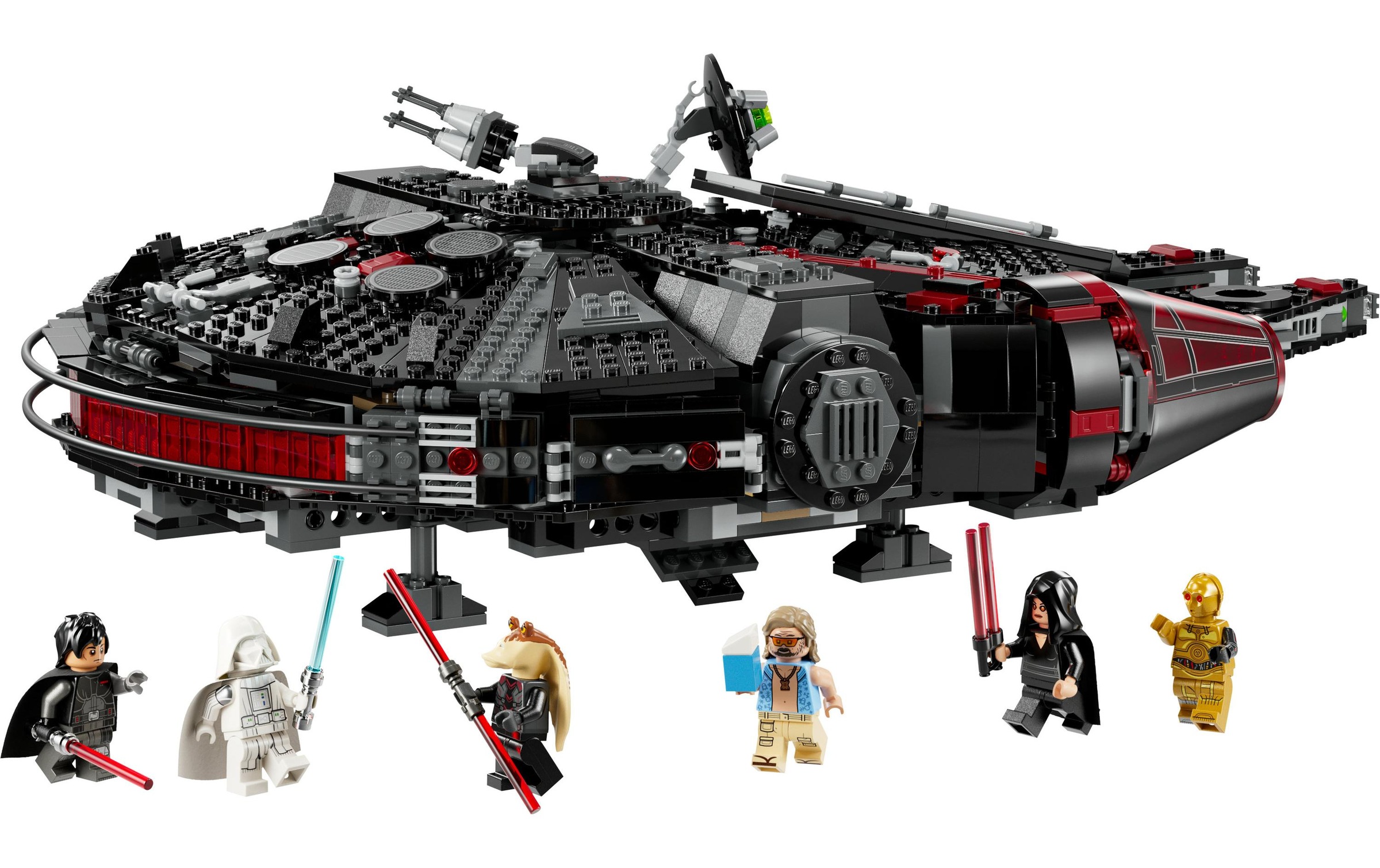 LEGO® Konstruktionsspielsteine »Star Wars Dunkler Millennium Falke 75389«, (1579 St.)