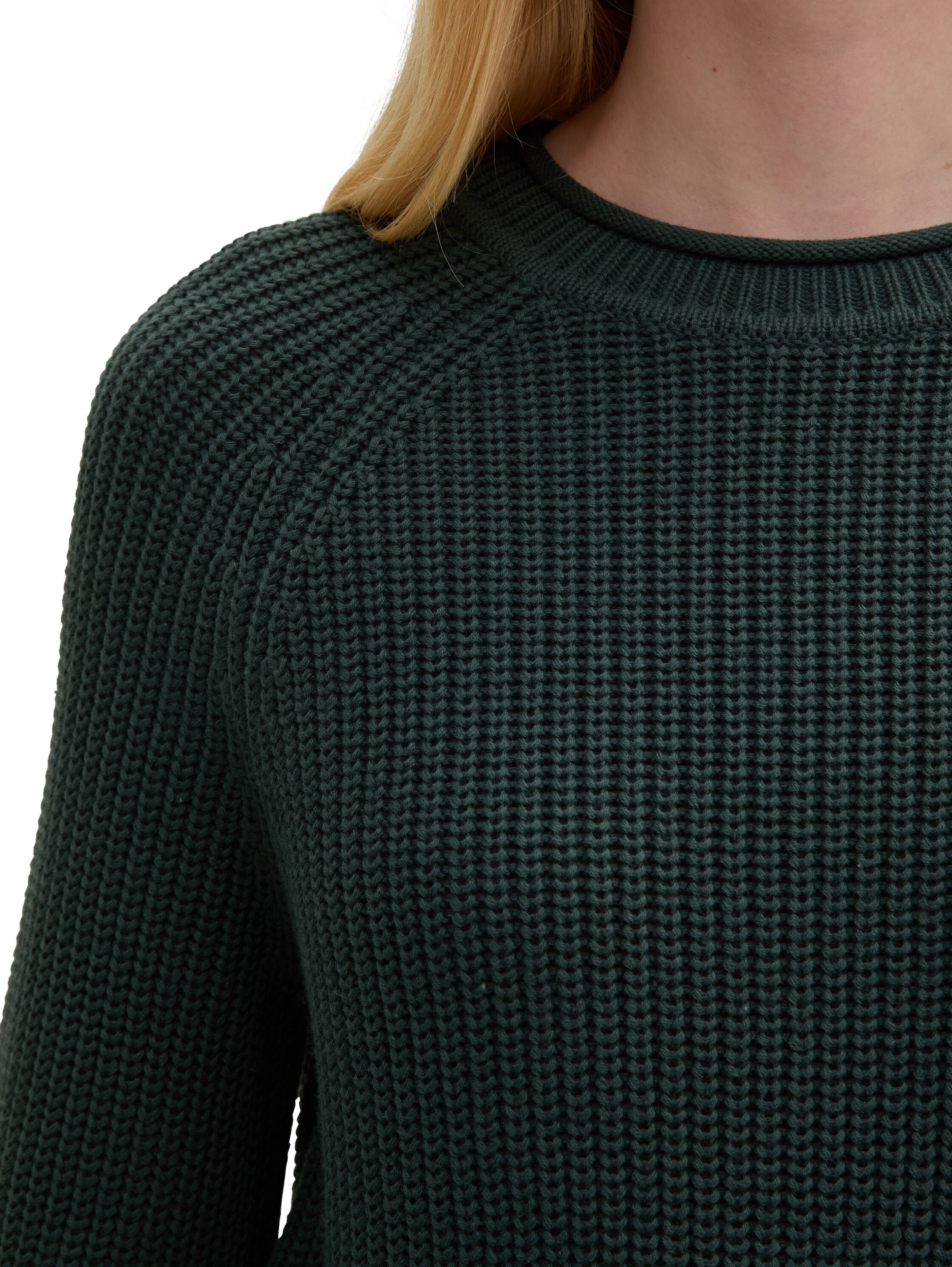 TOM TAILOR Denim Strickpullover, mit Strick-Struktur