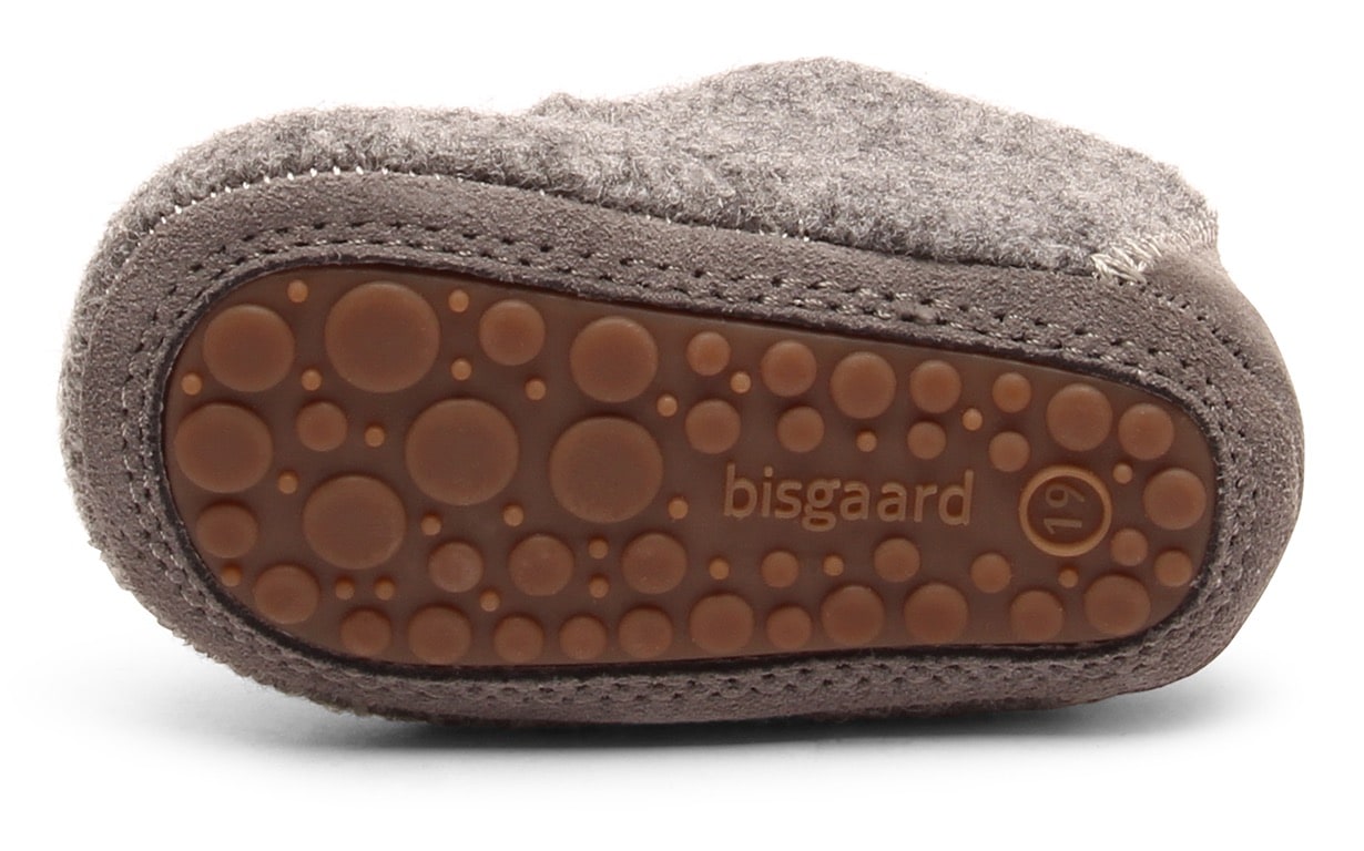 Bisgaard Hausschuh »Bisgaard Baby Wool«, Wagenschuh, Babyschuh, Schlupfschuh mit Klettverschluss