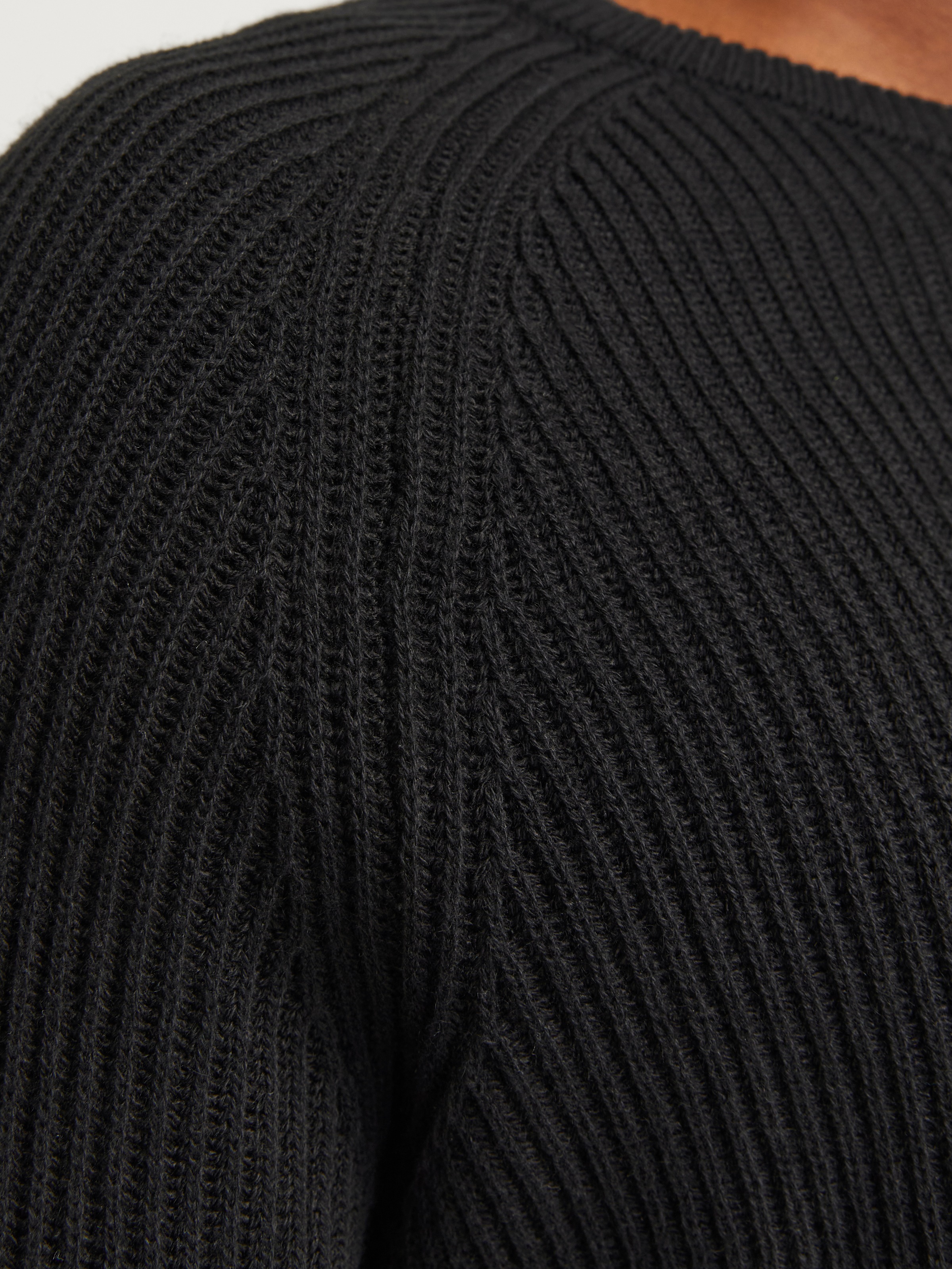 Jack & Jones Rundhalspullover »JJPANNEL KNIT CREW NECK AW24«