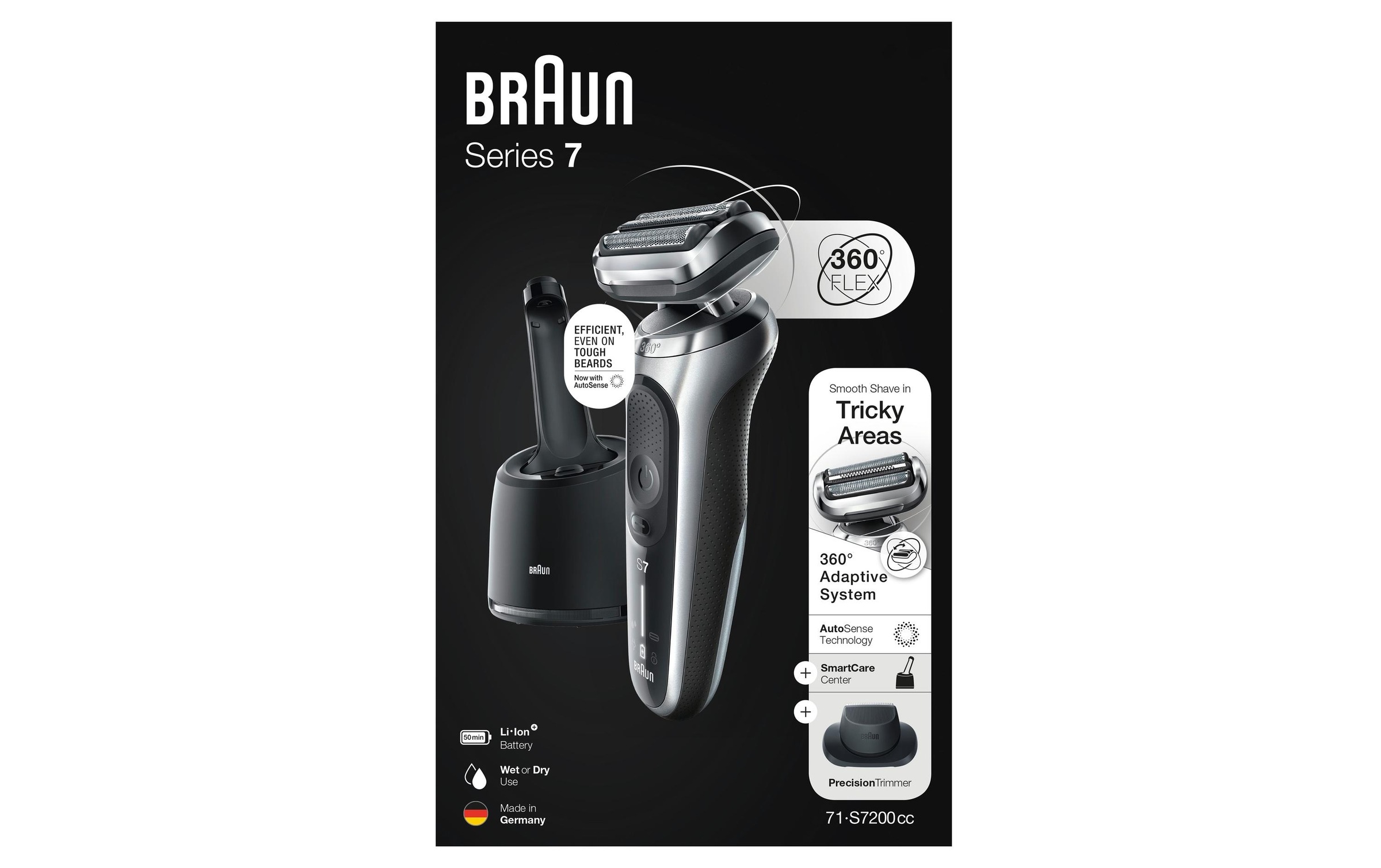 Braun Elektrorasierer »Series 7 71-S7200cc«