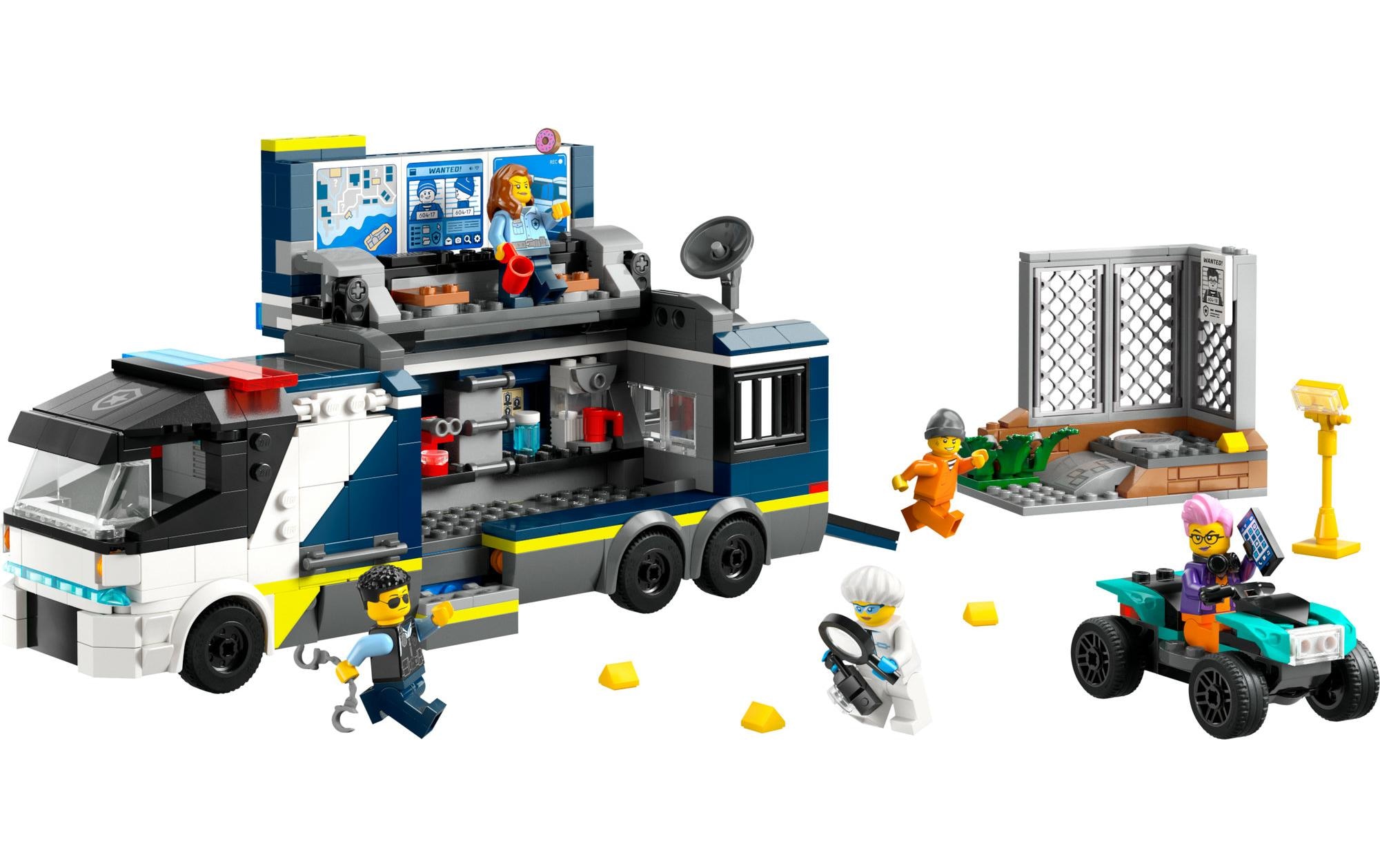 LEGO® Spielbausteine »Polizeitruck mit Labor 60418«, (674 St.)