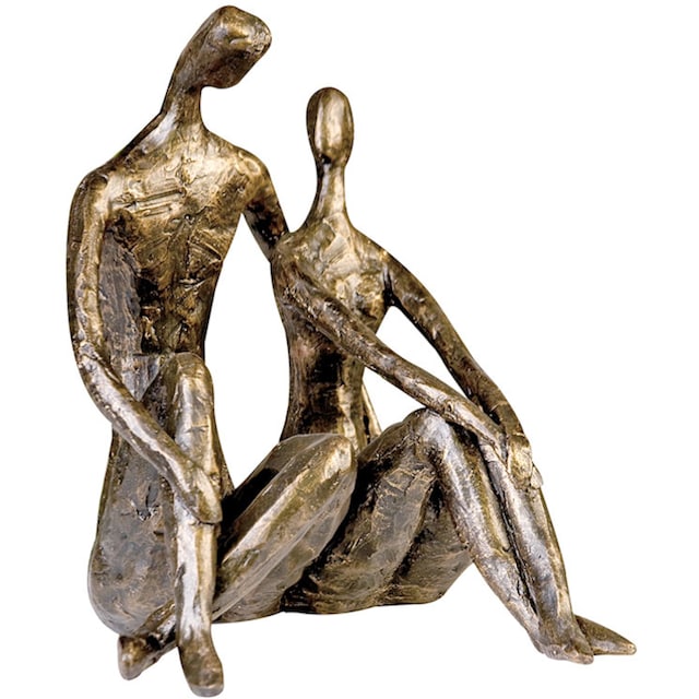 Casablanca by Gilde Dekofigur »Skulptur Date«, Dekoobjekt, Höhe 26 cm,  Pärchen, mit Spruchanhänger, Wohnzimmer online shoppen | Jelmoli-Versand