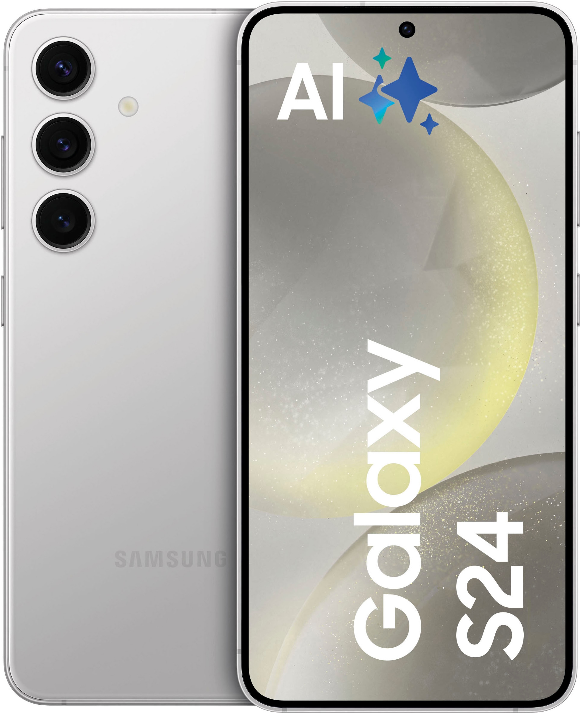 Samsung Smartphone "Galaxy S24" Marble Gray AI-Funktionen