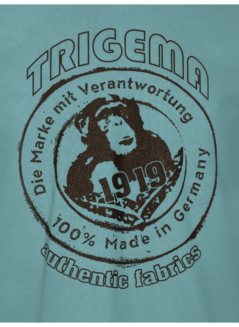 Trigema T-Shirt »TRIGEMA T-Shirt mit grossem Printmotiv "TRIGEMA 1919"«, (1 tlg.)
