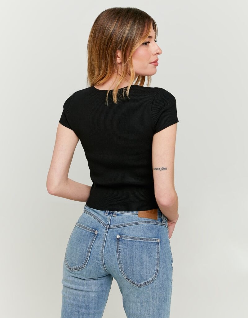 Tally Weijl Kurzarmpullover »SPUVISAZADA«