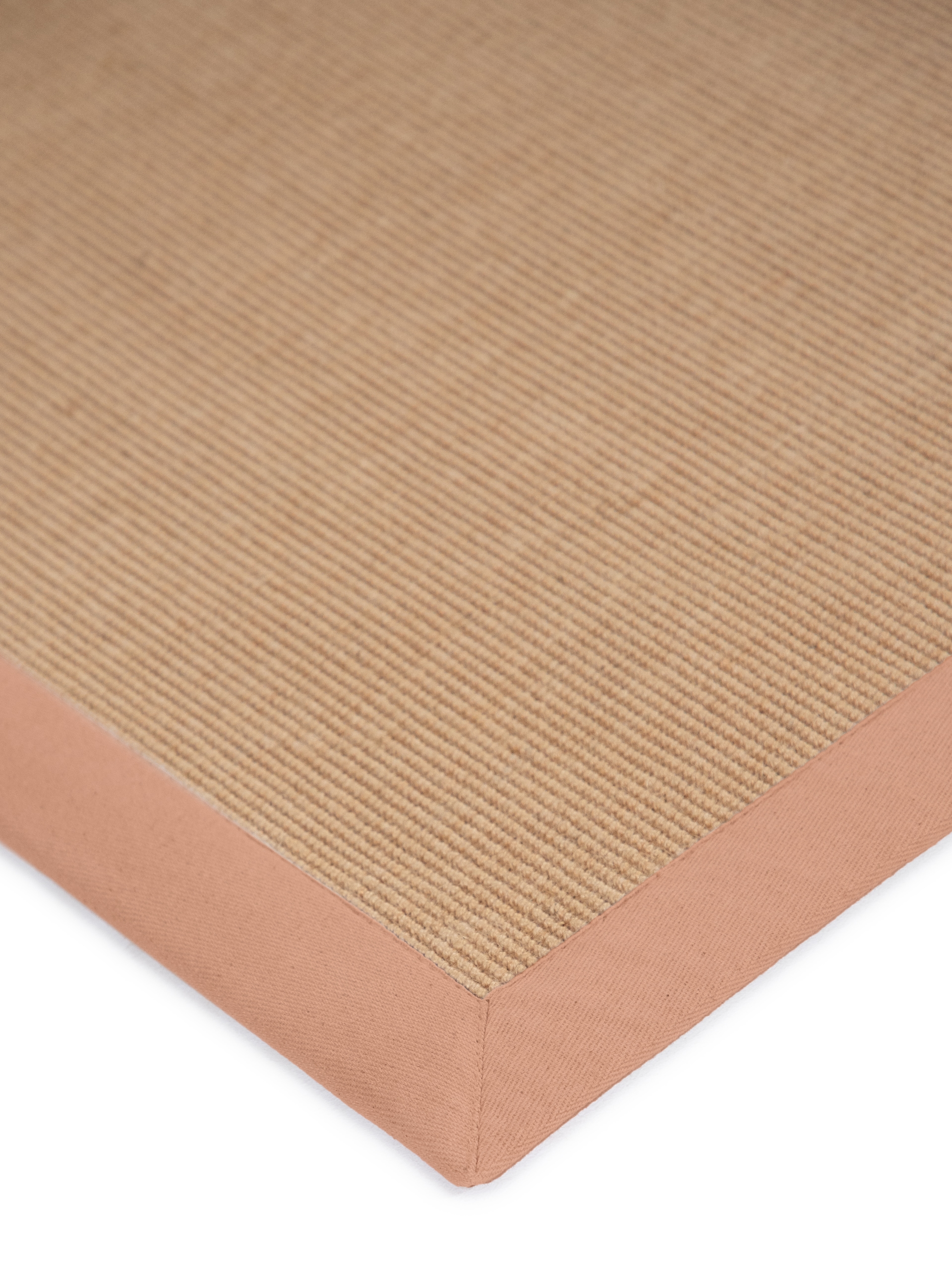 carpetfine Sisalteppich »Sisal,  auch als Läufer erhältlich«, rechteckig, 5 mm Höhe, mit farbiger Bordüre, Anti Rutsch Rückseite, viele Grössen, Wohnzimmer