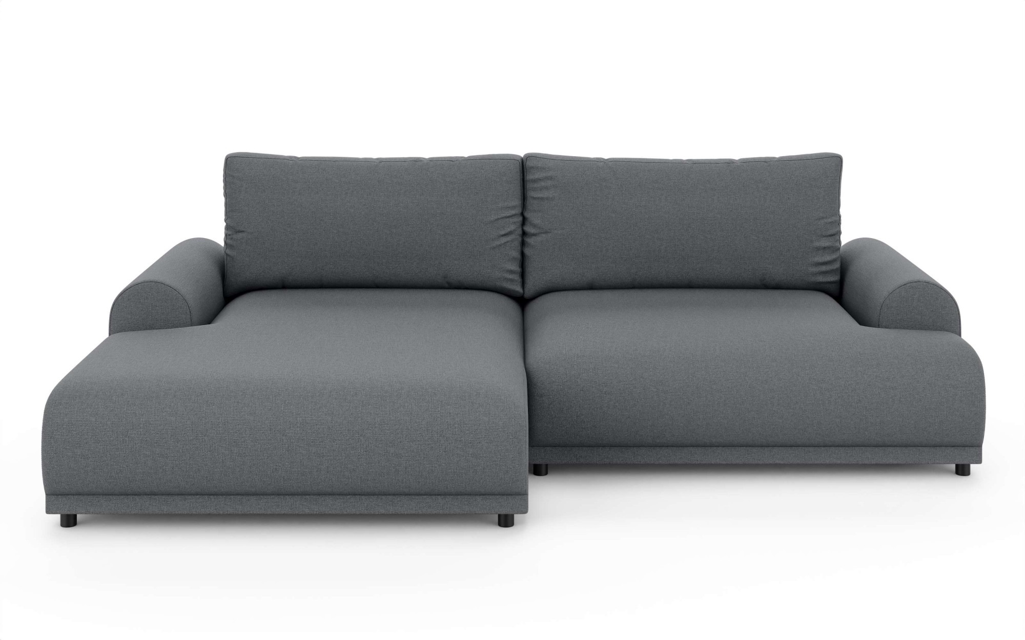INOSIGN Ecksofa »Marsby, mit Bettfunktion und Bettkasten, Masse: B/H/T 242/65/145 cm«, L-Form mit Wellenunterfederung, Recamiere links oder rechts bestellbar