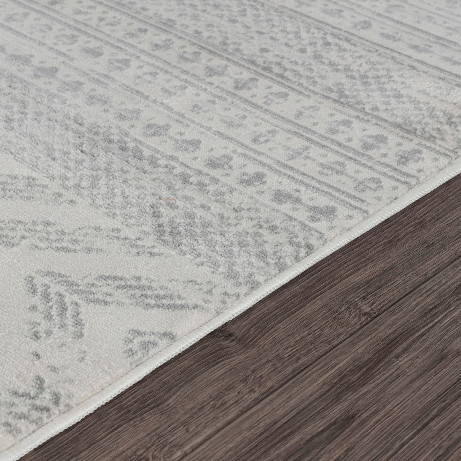 Livabliss Teppich »MYKONOS«, rechteckig, 8 mm Höhe, Skandi Design, Modern Boho Kurzflor Wohnzimmerteppich, Schlafzimmer