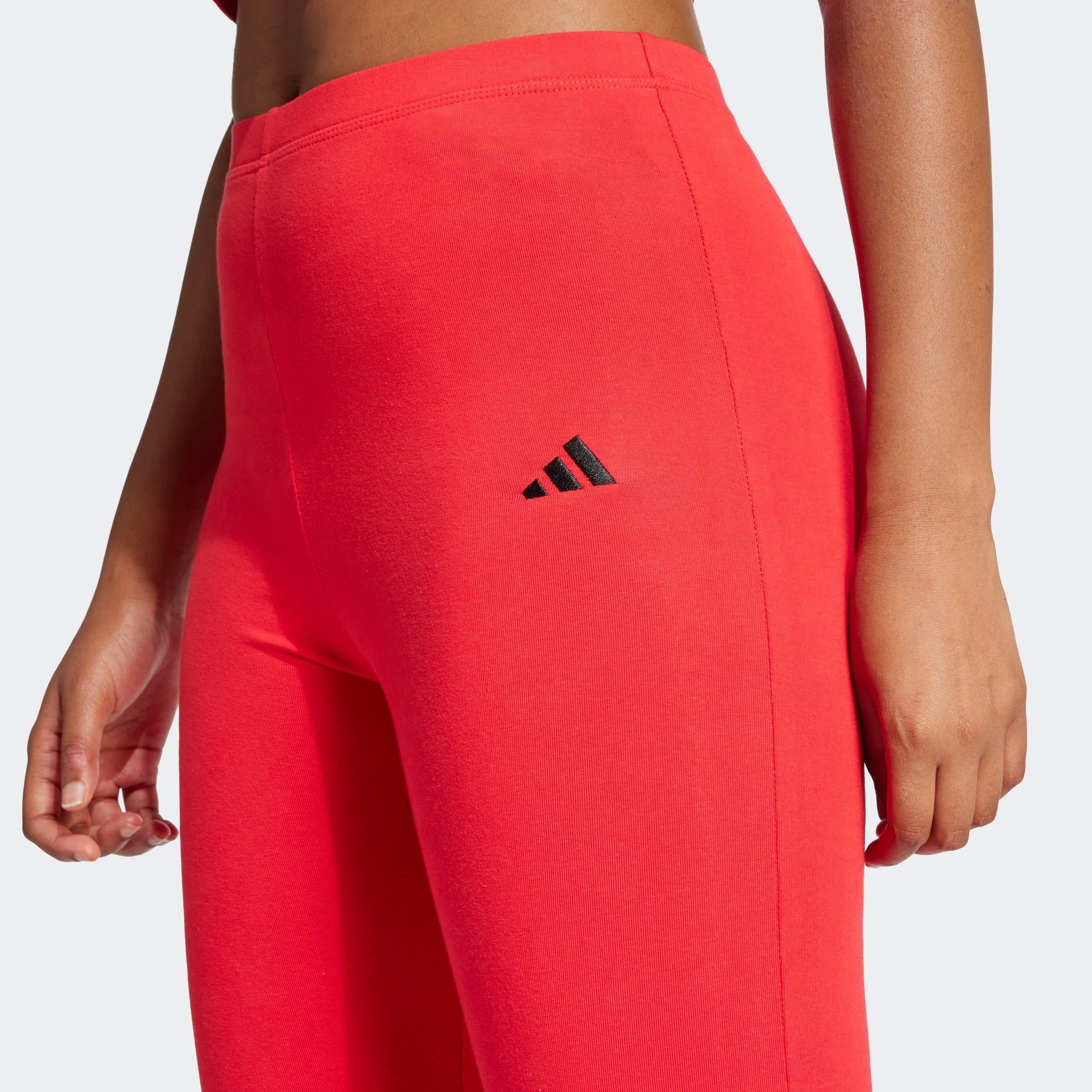 adidas Sportswear Trainingstights »W SL SJ FLARLEG«, (1 tlg.), Hoher Bund, ausgestellte Beinform