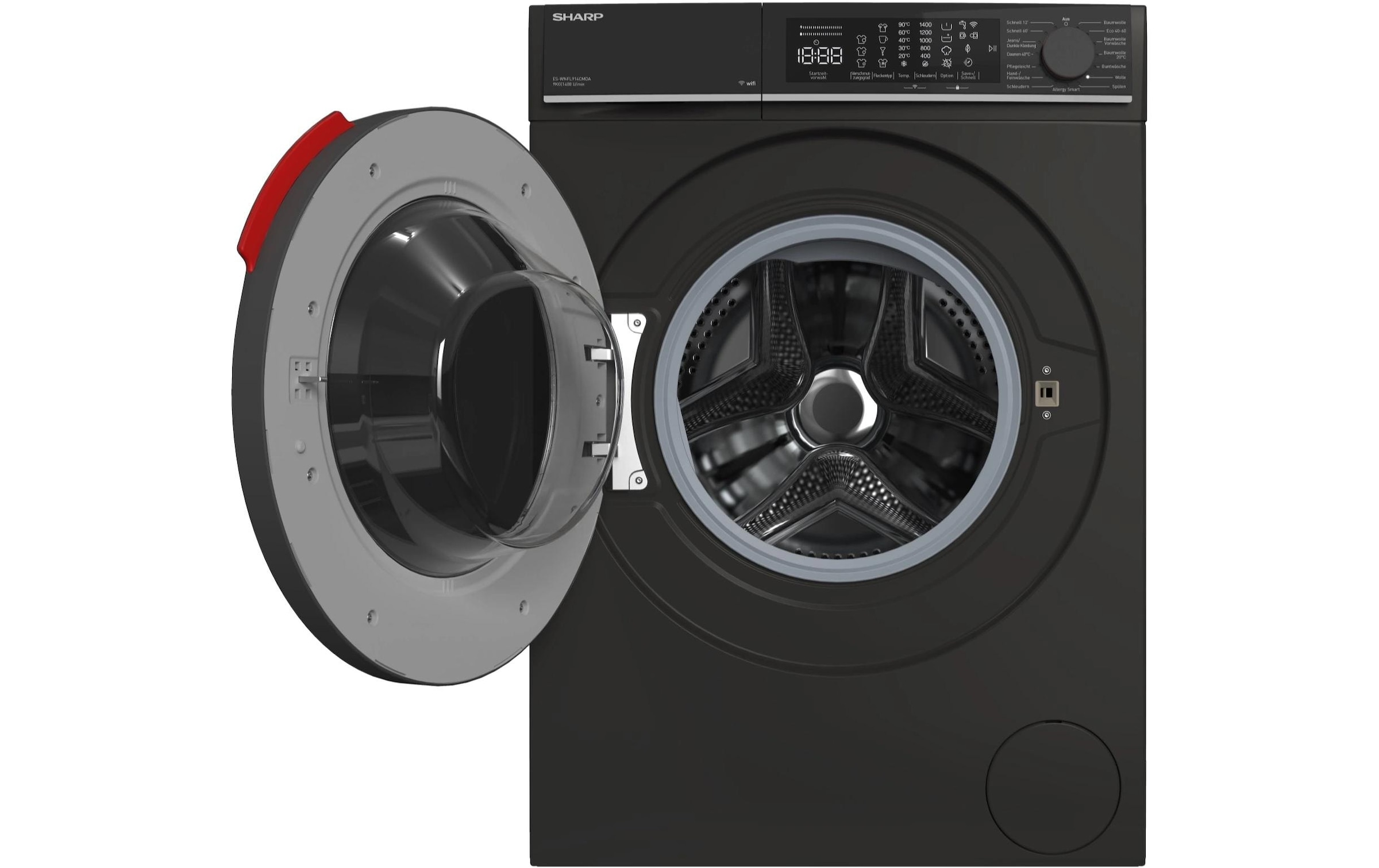 Sharp Waschmaschine »ES-WNFL914CMDA-DE Links«, 1400 U/min