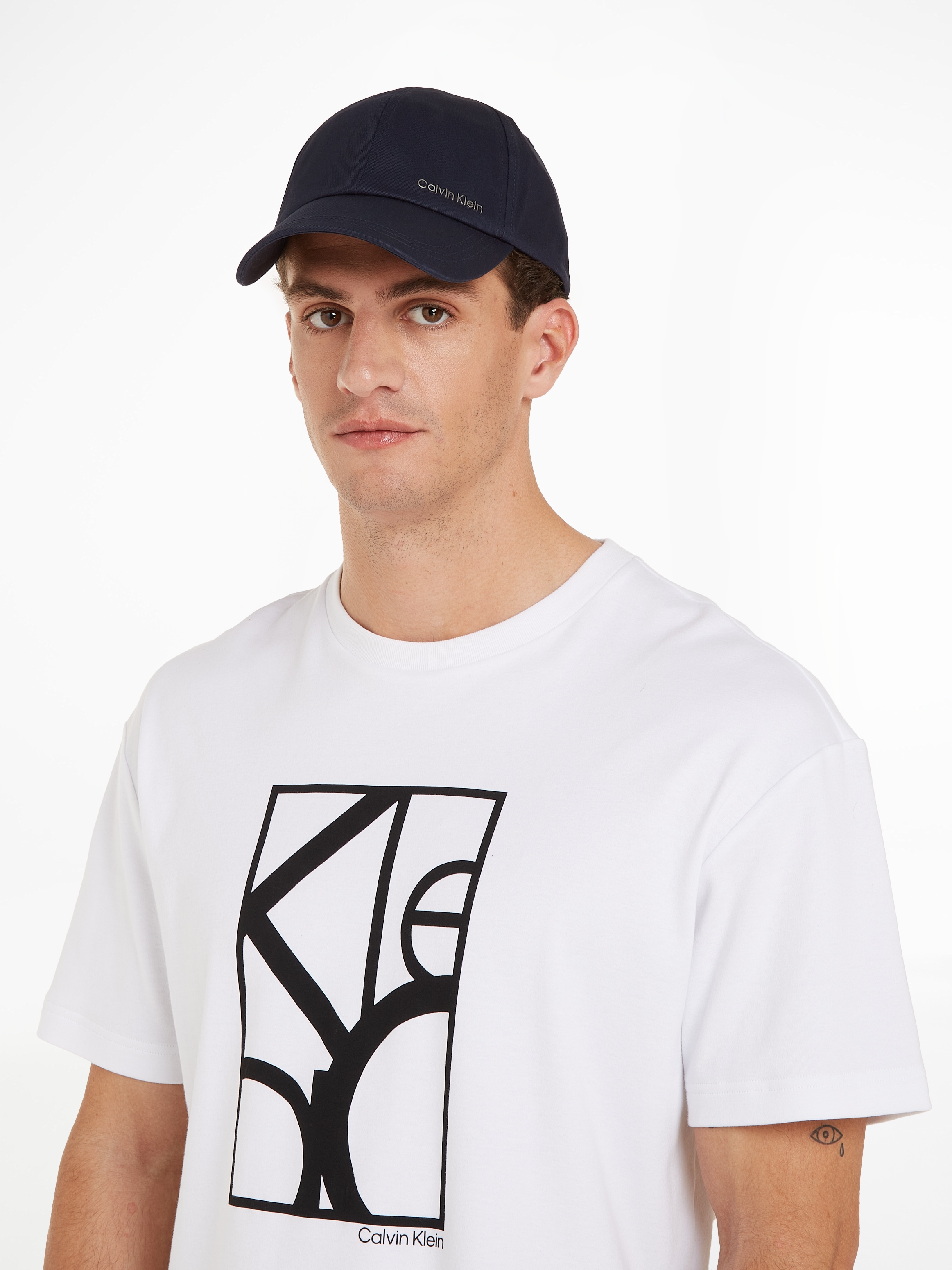 Calvin Klein Baseball Cap »METAL LETTERING BB CAP«