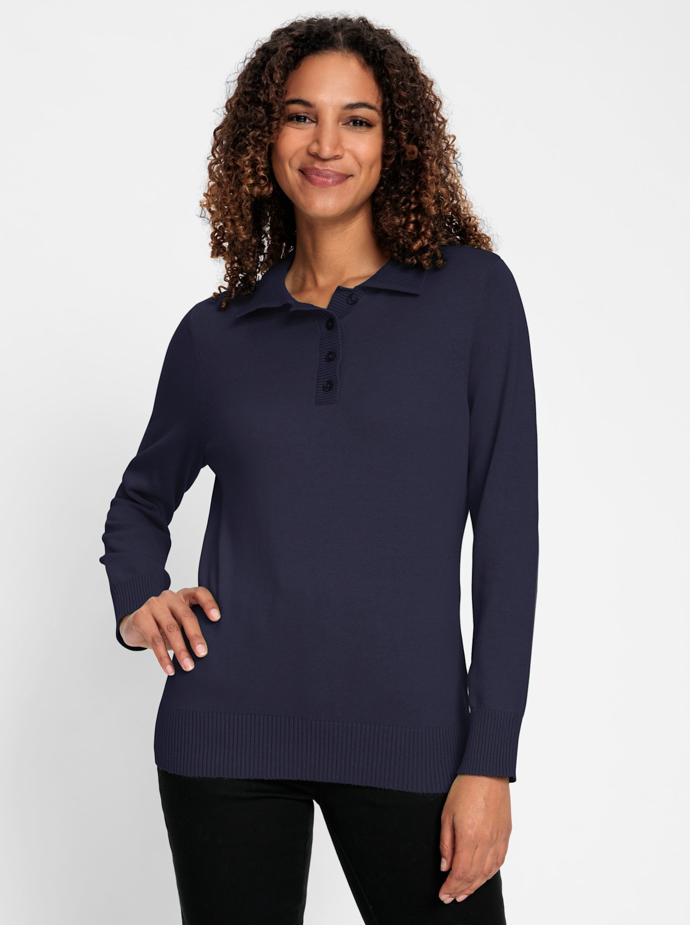 Casual Looks Polokragenpullover »Pullover«