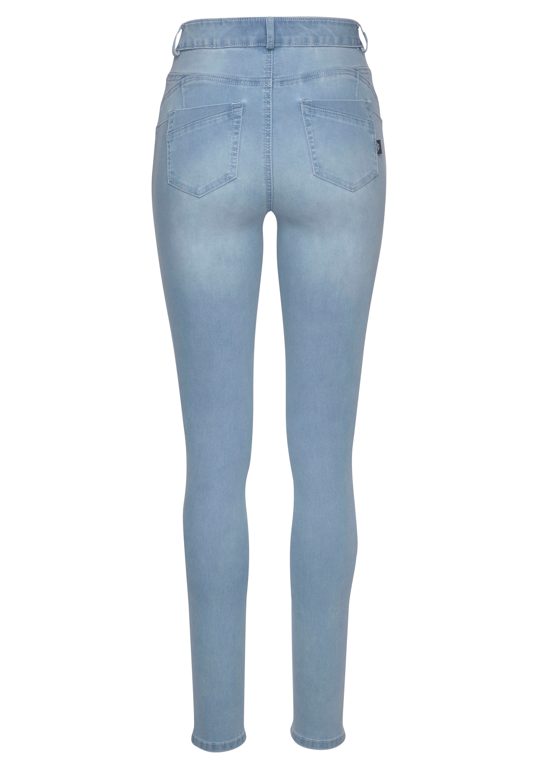 Arizona Skinny-fit-Jeans »Ultra Stretch«, skinny-fit, betonte Taille, shaping-Effekt, high Waist