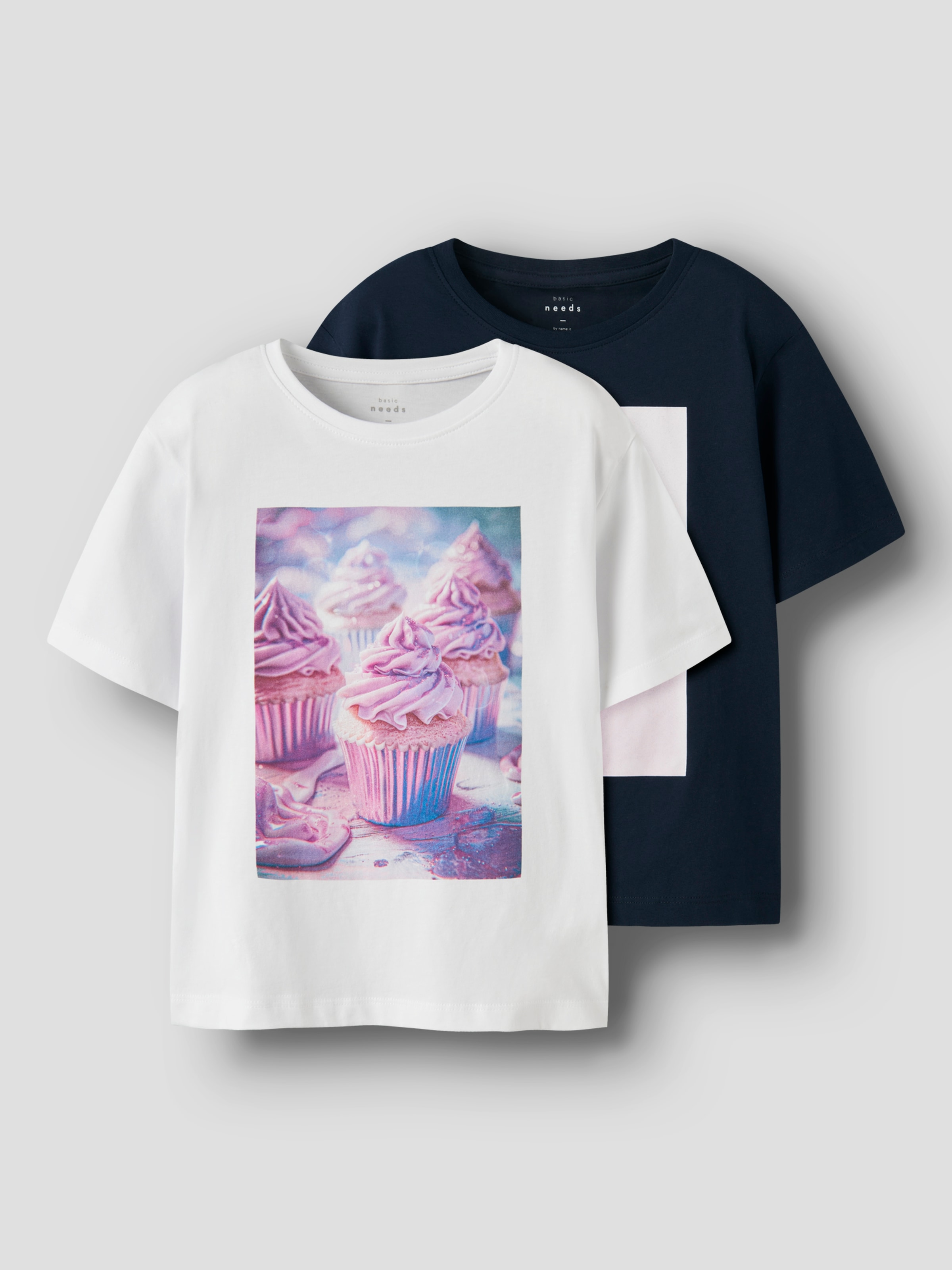 Name It T-Shirt »NKFVOTEA 2P SS NREG TOP« Packung, 2 Stk.