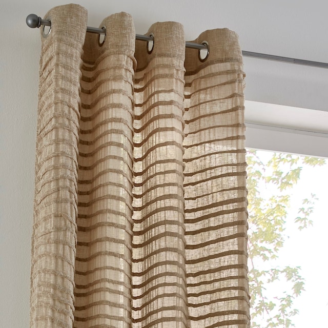 ❤ Kutti Vorhang »Crinkle allover«, (1 St.), weicher Musseiin,  lichtdurchlässig, handmade ordern im Jelmoli-Online Shop