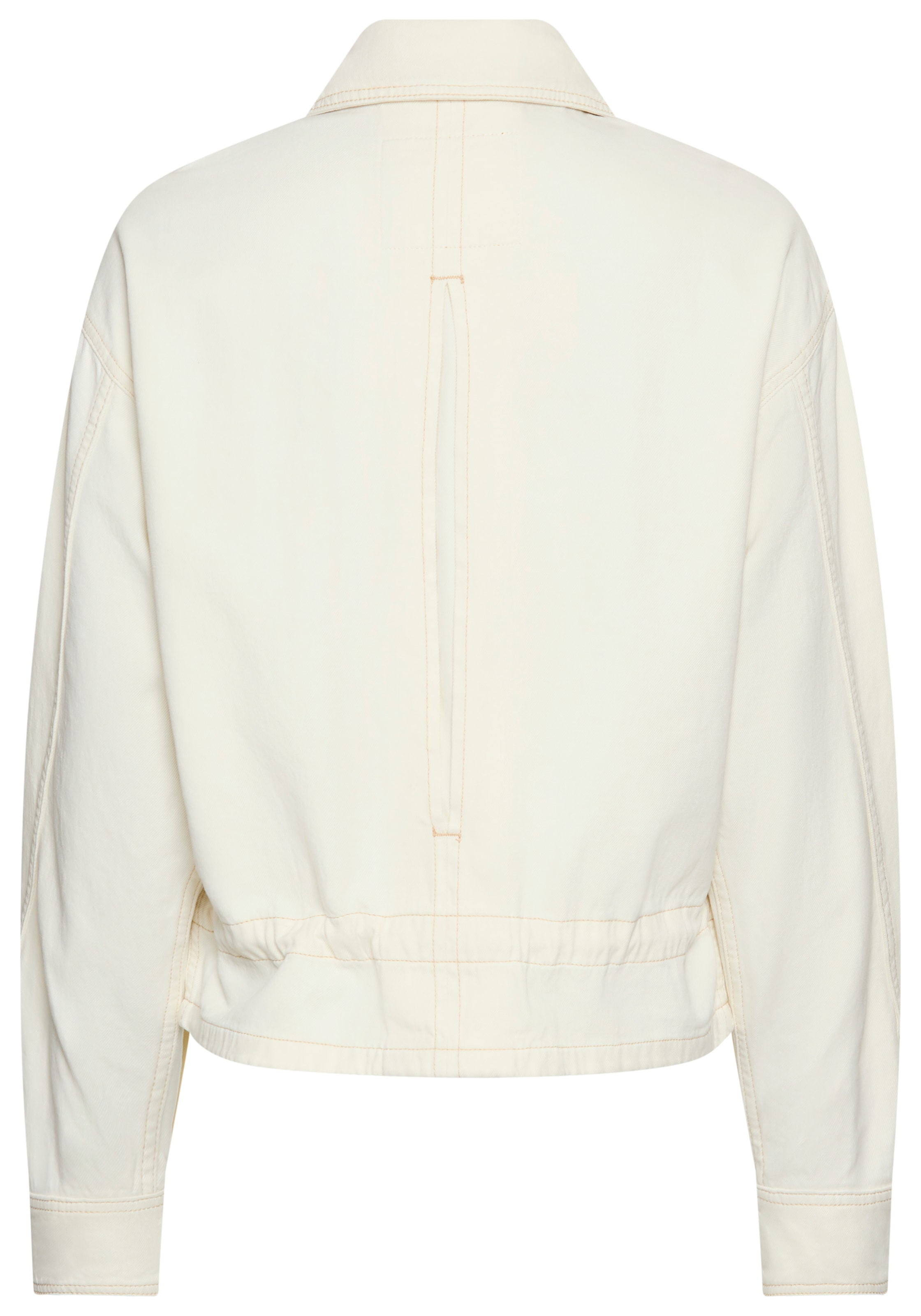BOSS ORANGE Jeansjacke »DENIM JACKET 4.0 Premium Damenmode«, mit verstellbarem Kordelzug