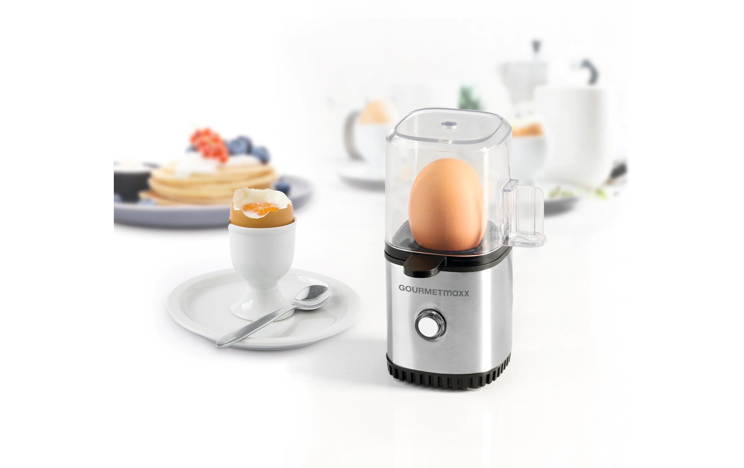 GOURMETmaxx Eierkocher »GOURMETmaxx Eierkocher«, für 1 St. Eier, 70 W