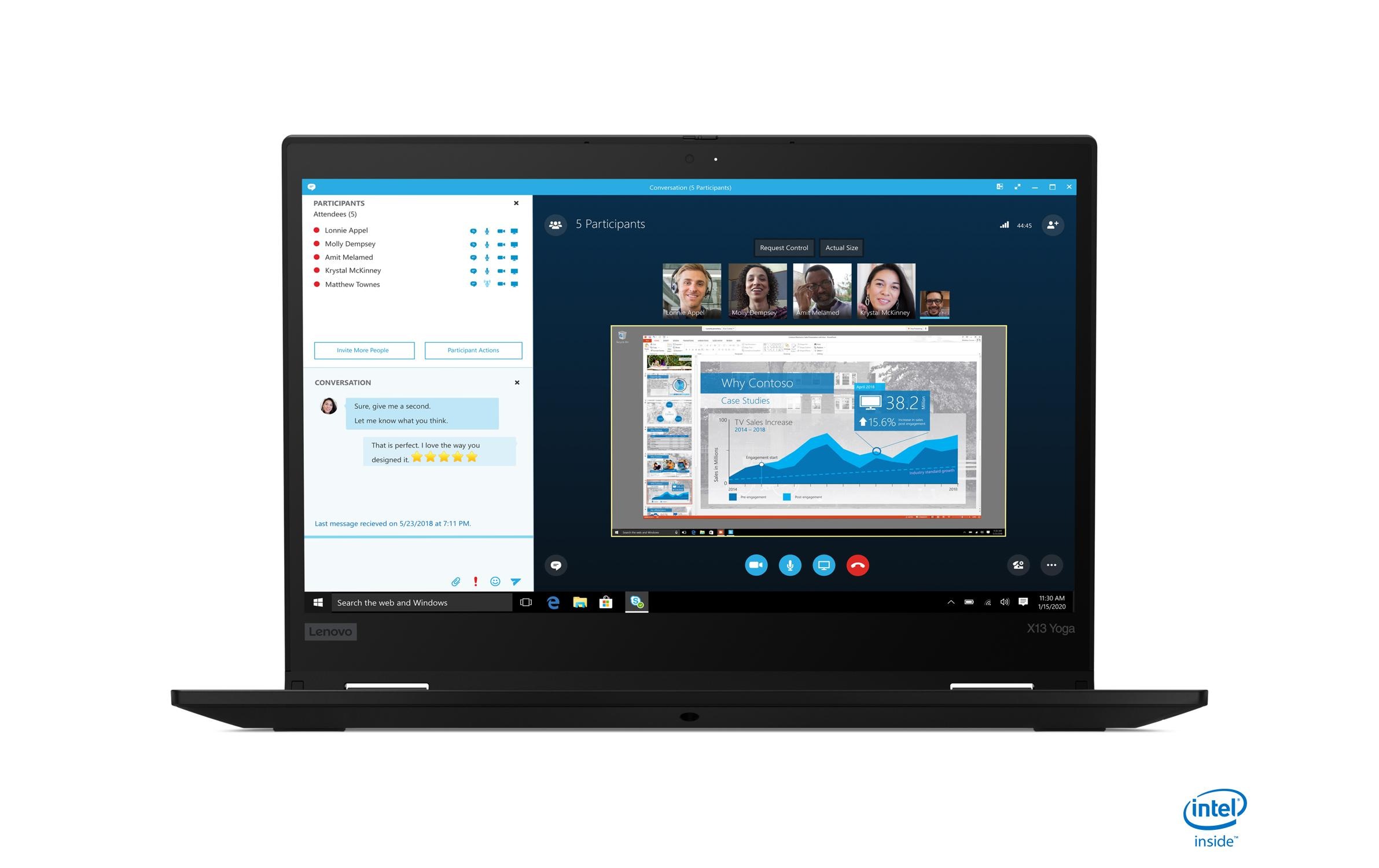 Lenovo Notebook »ThinkPad X13 Yoga Gen.1«, Intel, Core i5, 256 GB SSD