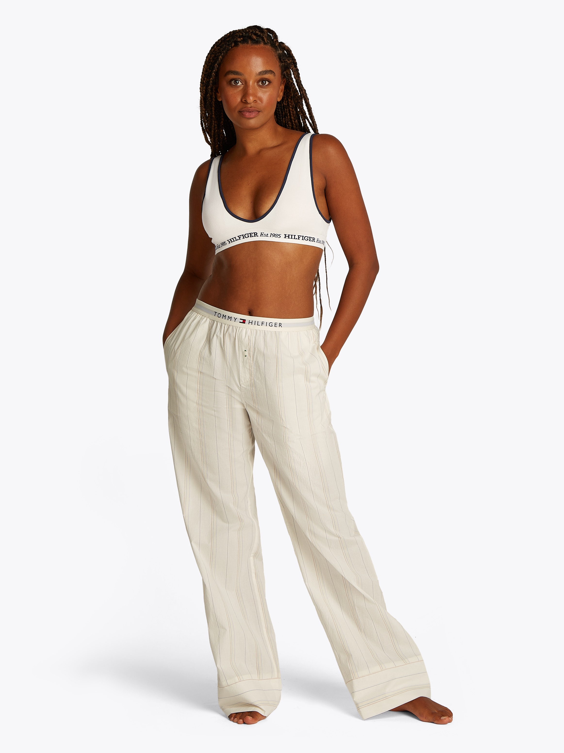 Tommy Hilfiger Underwear Triangel-BH »RP TRIANGLE«, mit Rippenstruktur, mit Logoschriftzug
