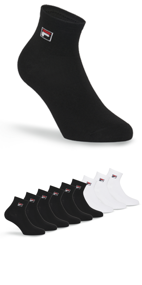 Fila Kurzsocken, (9er Pack), mit Logo-Schriftzug