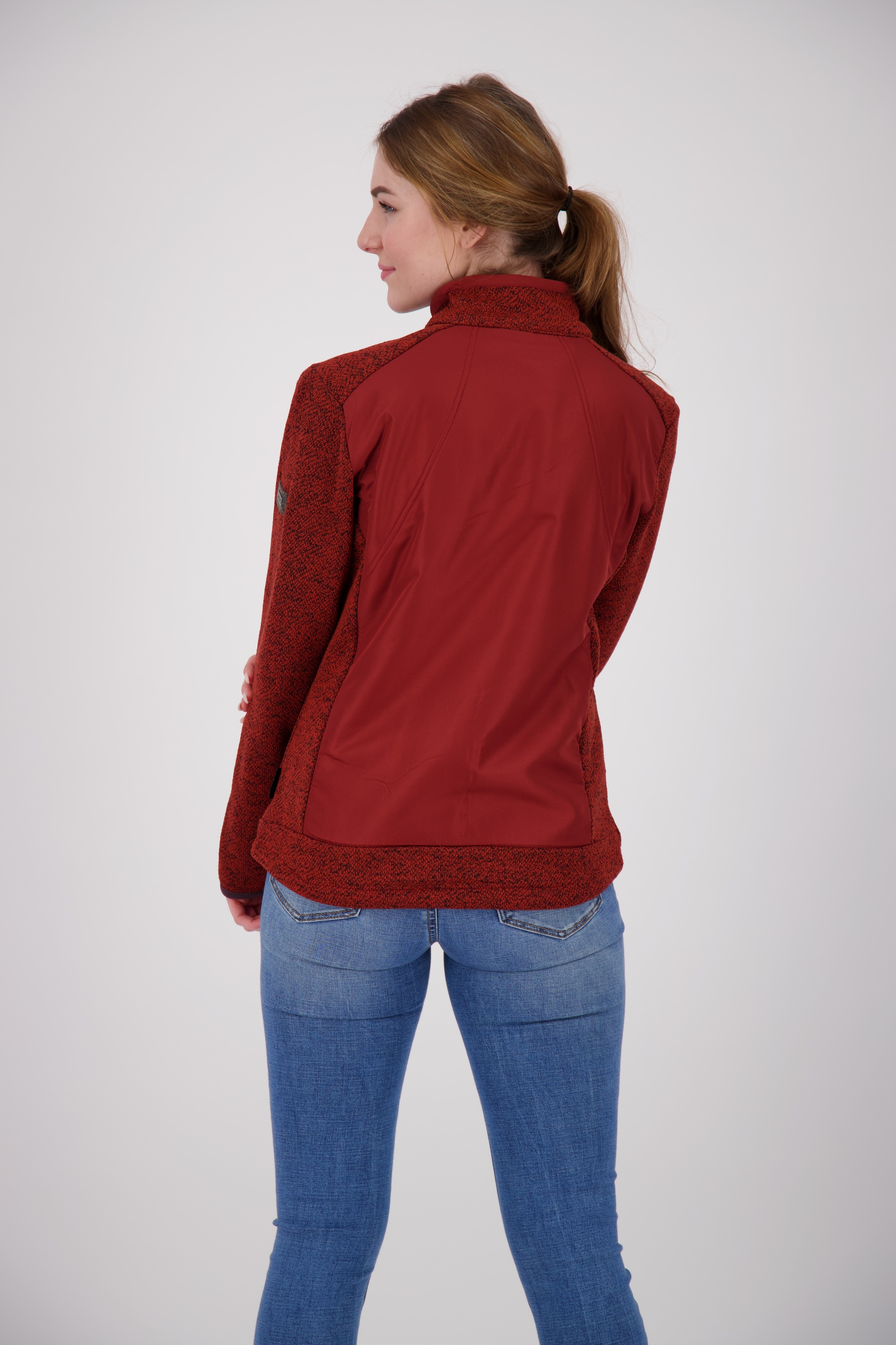 DEPROC Active Strickfleecejacke »LAKE RODELL WOMEN«, auch in Grossen Grössen erhältlich