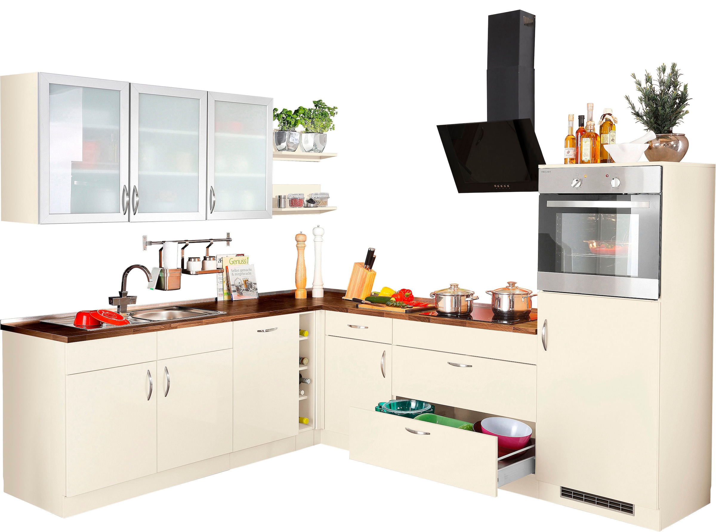 bestellen Küchen Stellbreite Jelmoli-Online x E-Geräten, im Winkelküche wiho Shop 260 235 cm mit ❤ »Peru«,