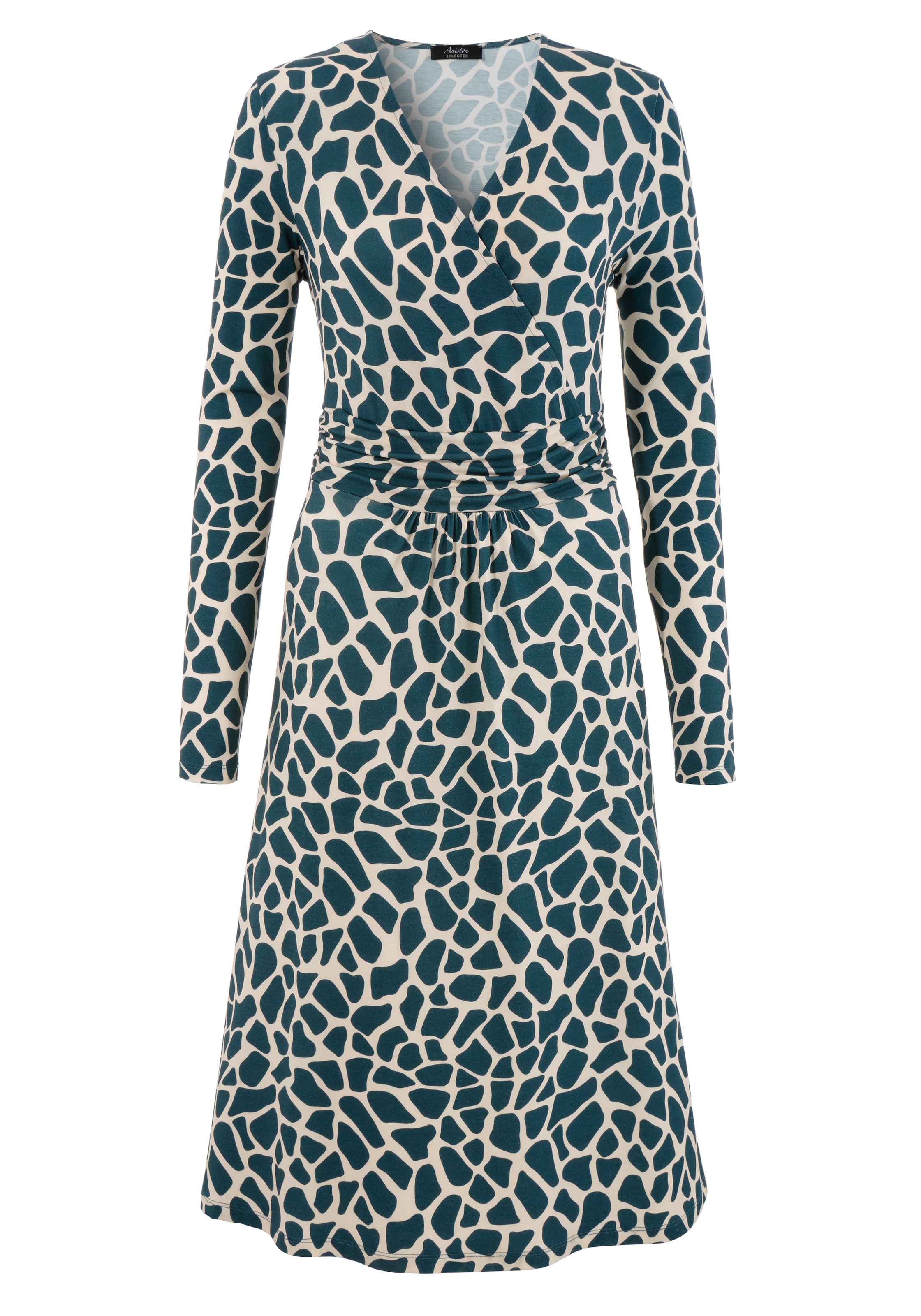 Aniston SELECTED Jerseykleid, mit farbigem animal-print