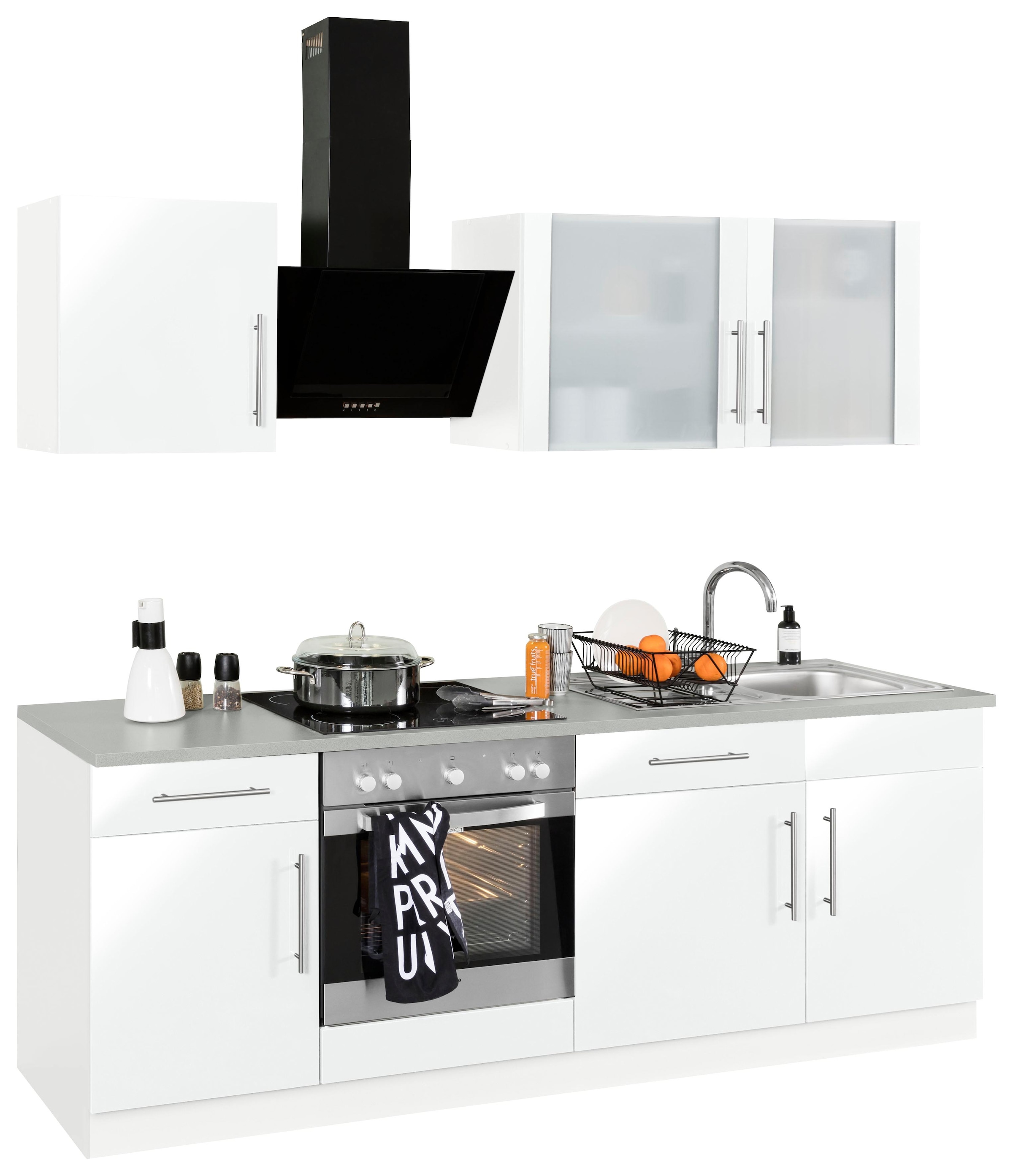 E-Geräte, wiho Küchen Küchenzeile kaufen Jelmoli-Online 220 ohne im »Cali«, Breite cm Shop ❤