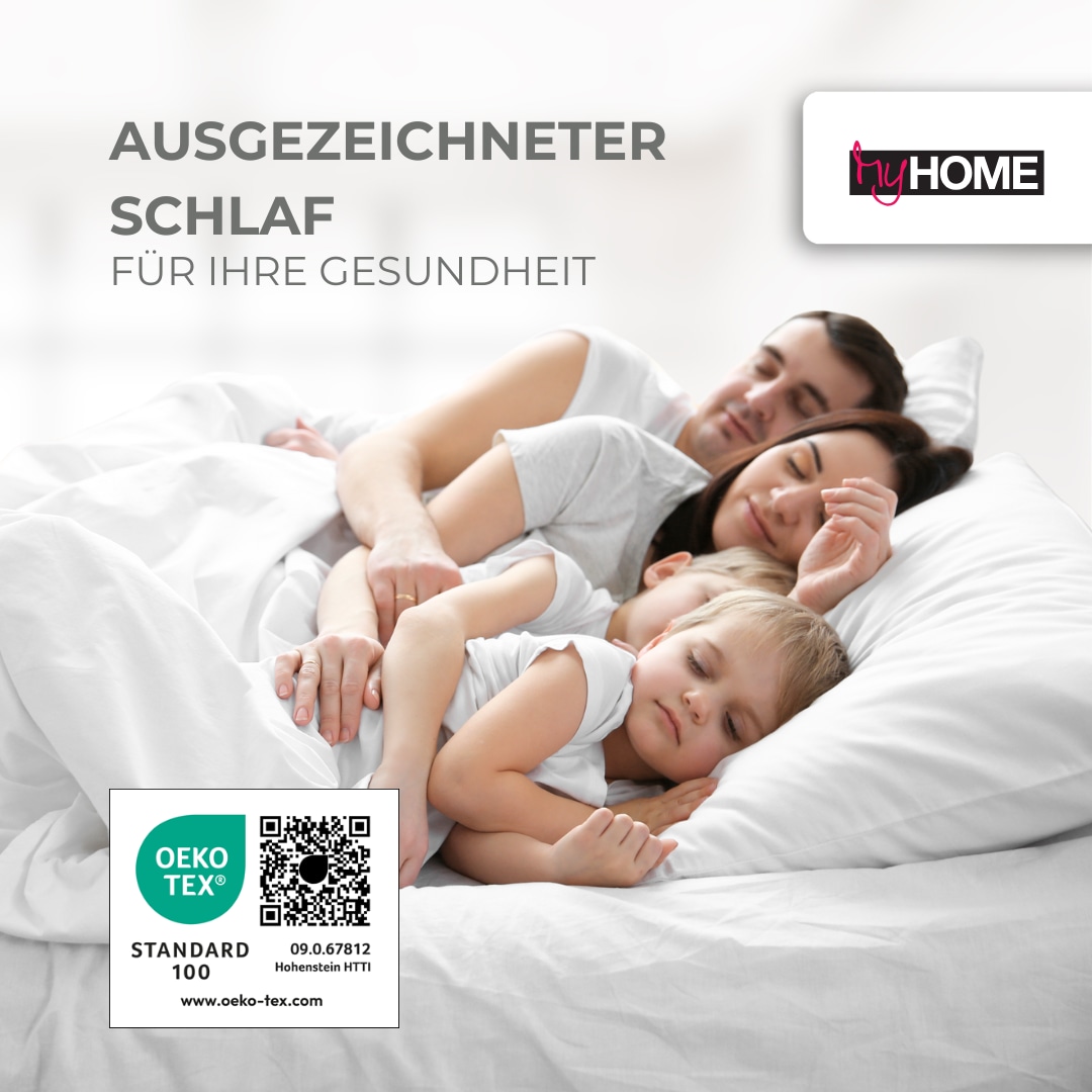RIBECO Microfaserkissen »Jan«, Füllung: 6D-Hohlfaser, Bezug: Polyesterfaser, (1 St.)